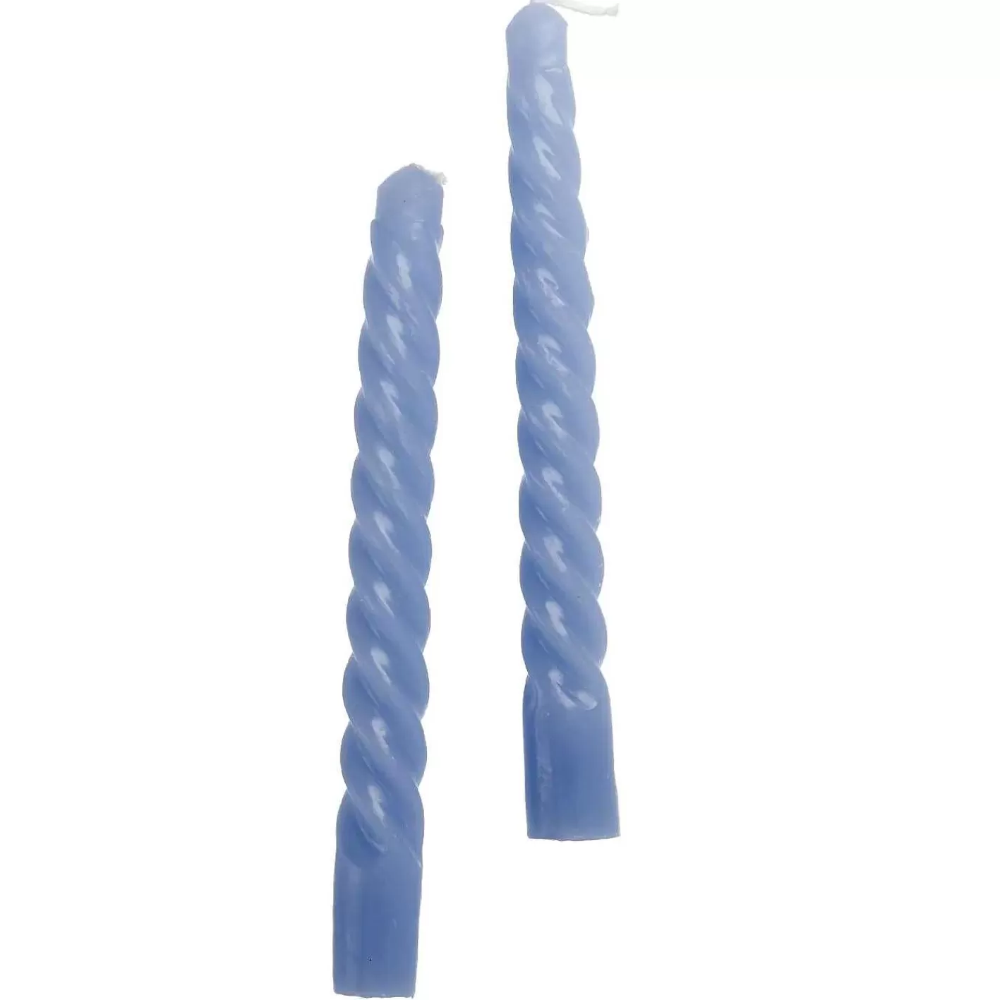 Nanu-Nana 2Er Set Stabkerze, Gedreht, Grau/Blau, 18 Cm< Kerzen & Kerzenstander