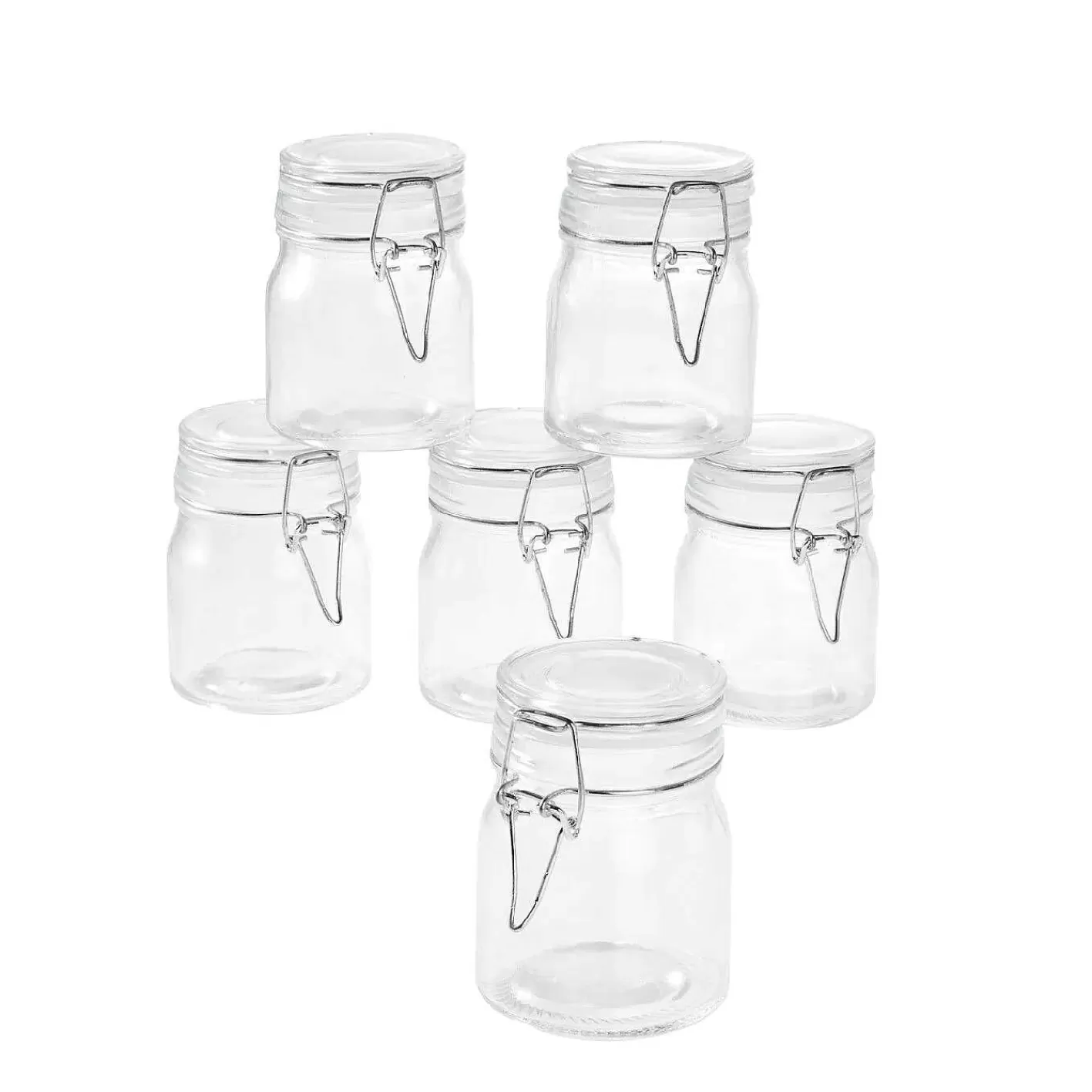 Nanu-Nana 6Er Set Vorratsglas Mit Bugelverschluss, 150 Ml< Vorratsglaser & Flaschen