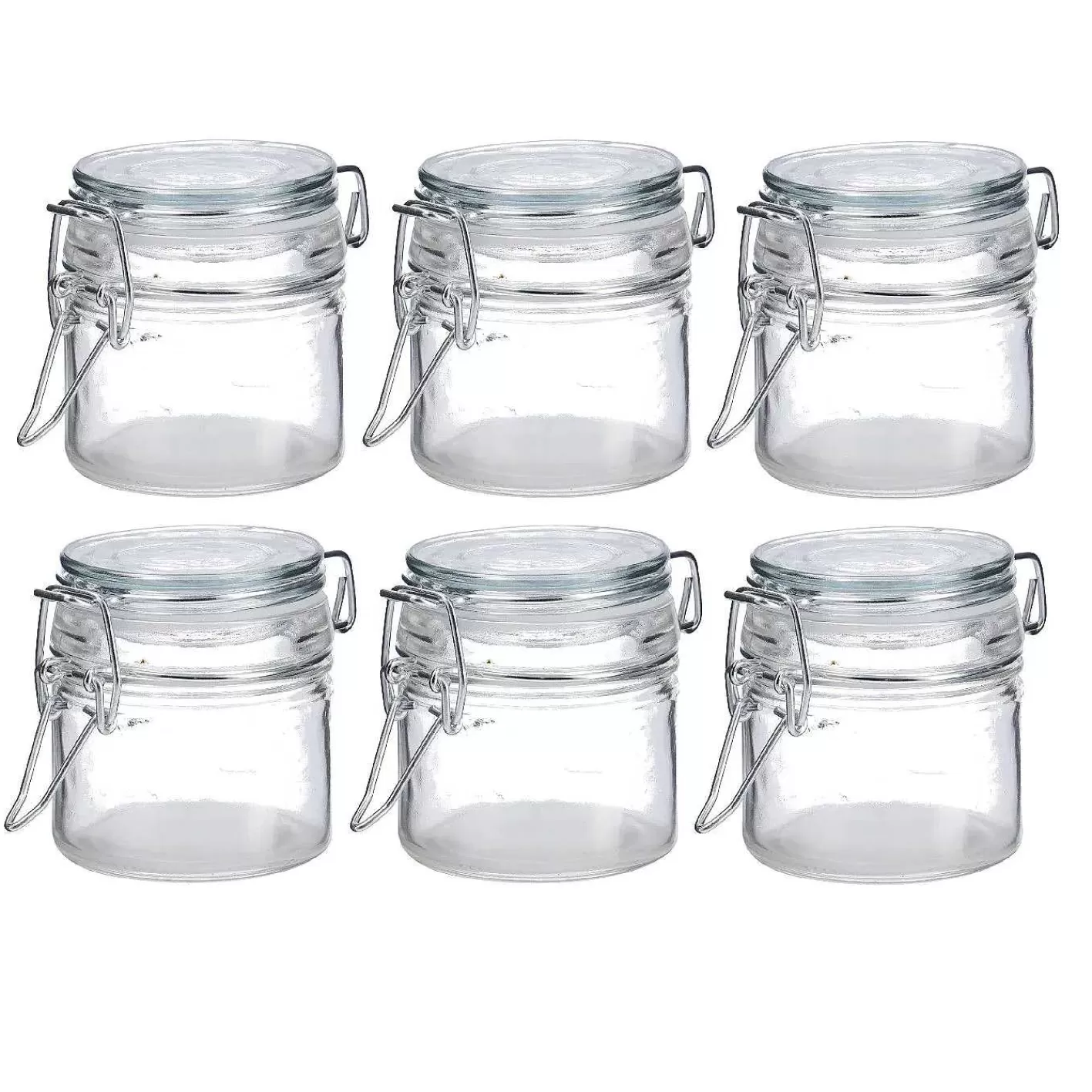 Nanu-Nana 6Er Set Vorratsglas Mit Bugelverschluss, 80 Ml< Kuchenhelfer