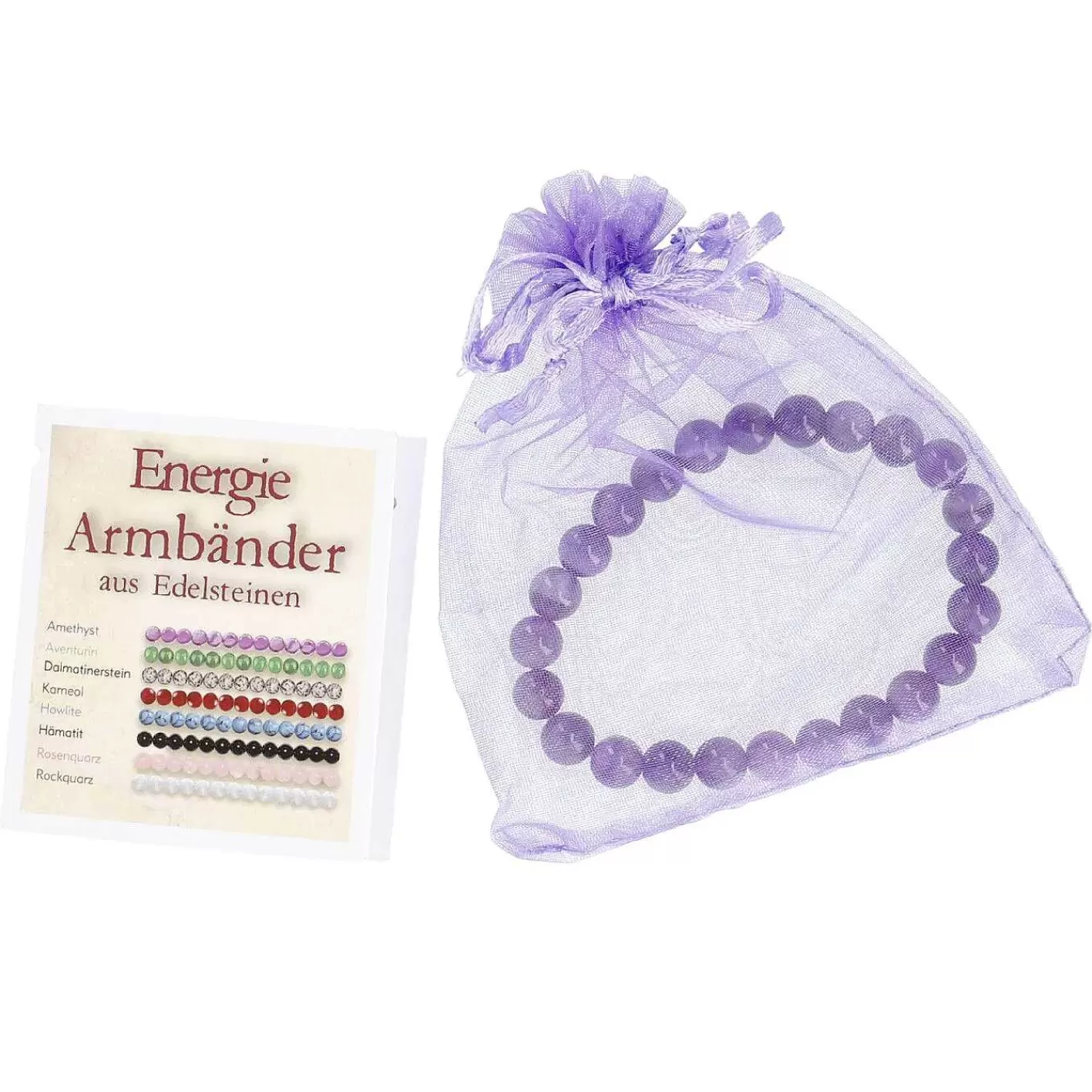 Nanu-Nana Armband Edelstein-Energie, Amethyst/Lila< Geschenke Fur Frauen