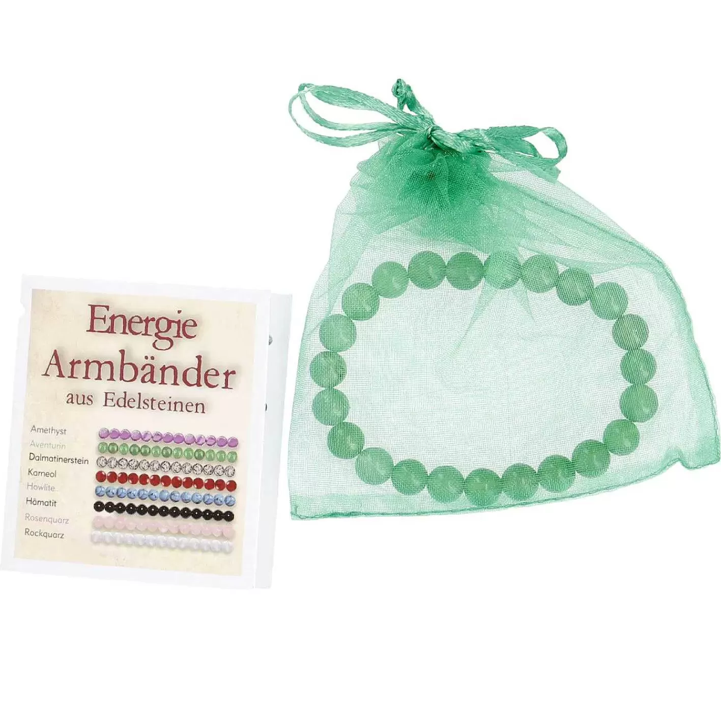 Nanu-Nana Armband Edelstein-Energie, Aventurin/Grun< Geschenke Fur Frauen