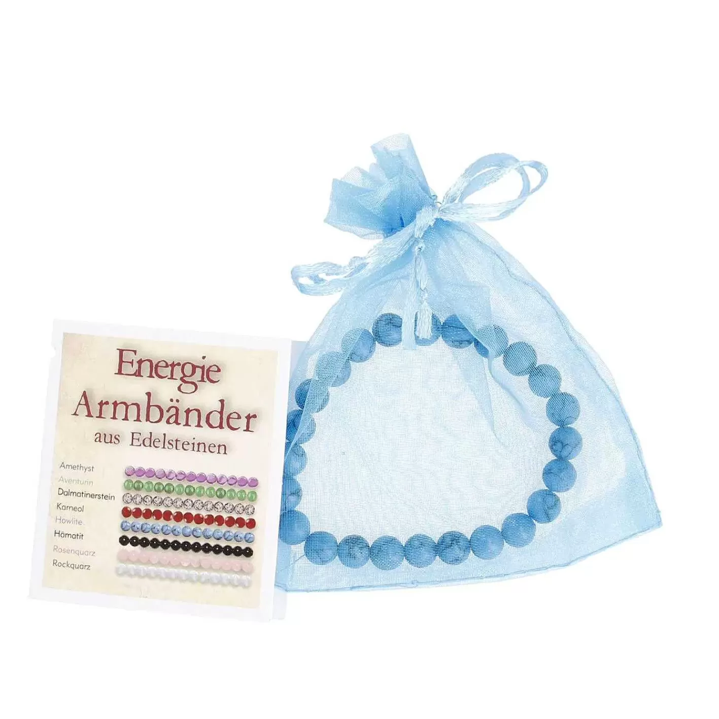 Nanu-Nana Armband Edelstein-Energie, Howlite/Blau< Geschenke Fur Frauen