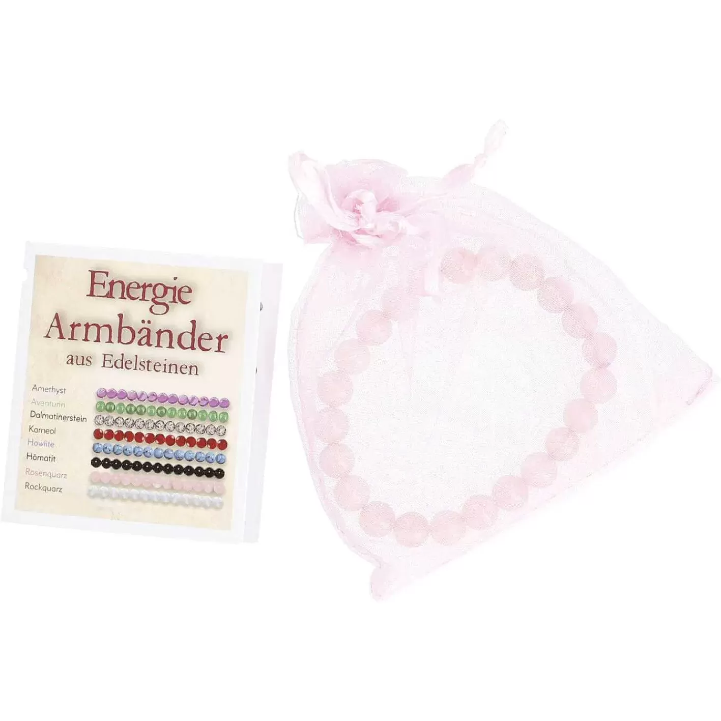 Nanu-Nana Armband Edelstein-Energie, Rosenquarz/Rosa< Geschenke Fur Frauen