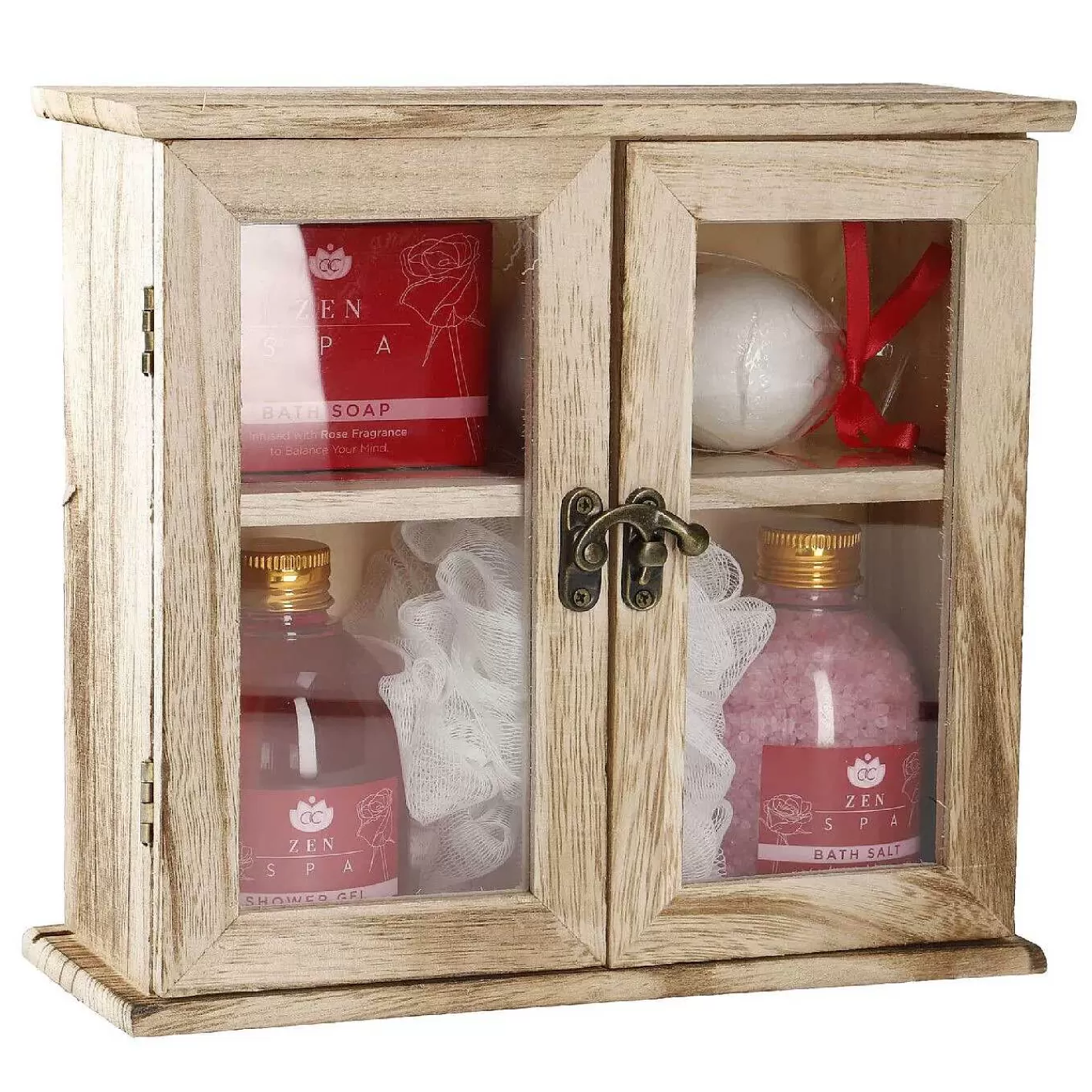 Nanu-Nana Badeset Schrank, Zen Spa/Rosa< Geschenke Fur Frauen