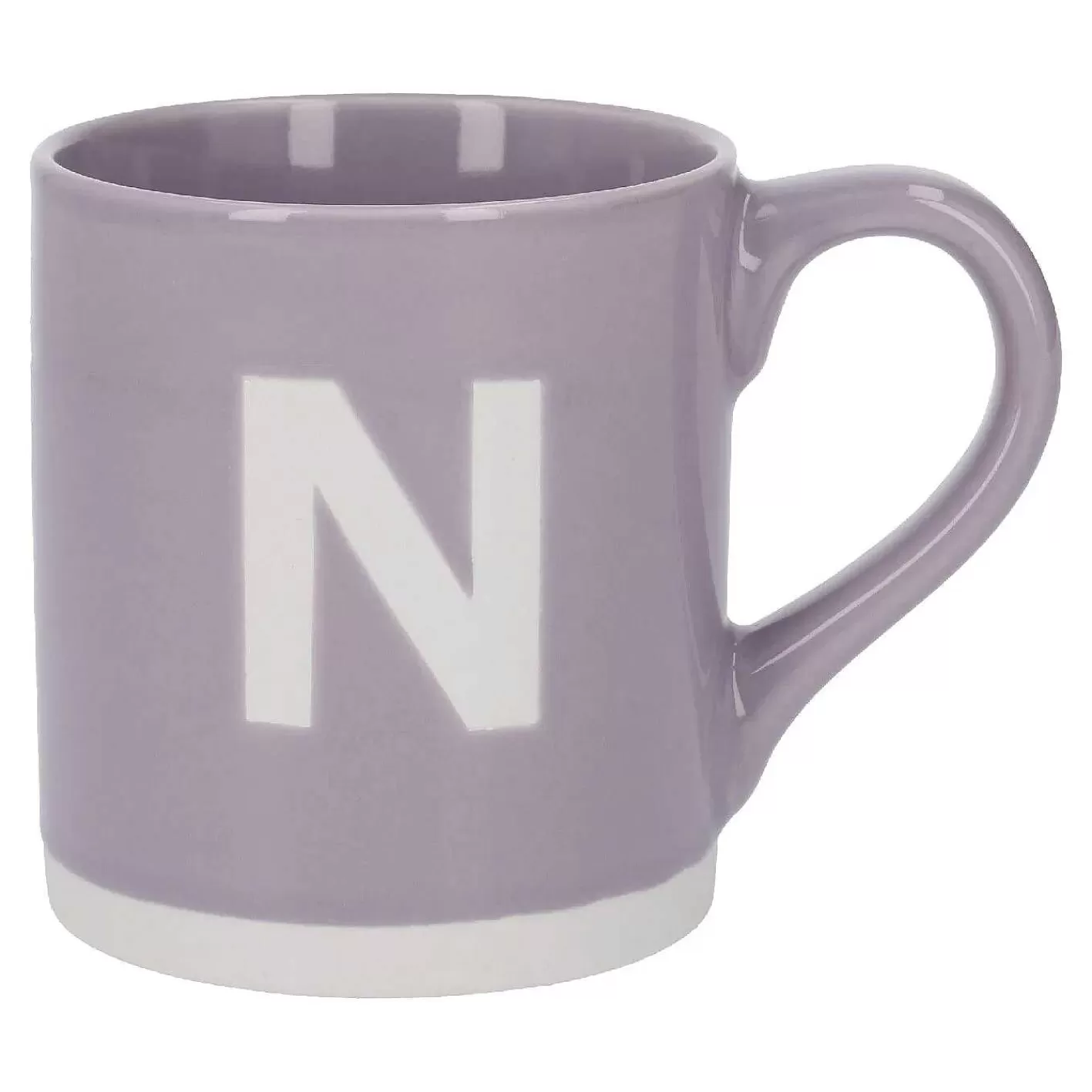 Nanu-Nana Becher Buchstabe/Uni, N/Lila, 440 Ml< Becher & Glaser