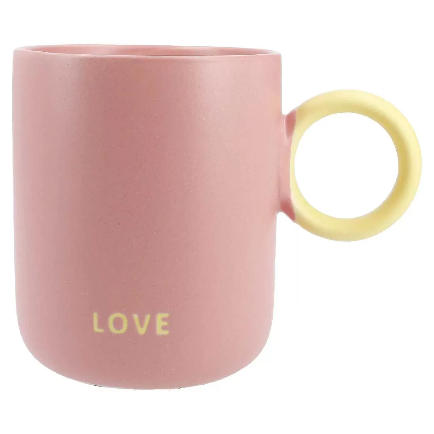 Nanu-Nana Becher Kreishenkel, Love/Rosa, 440 Ml< Becher & Glaser