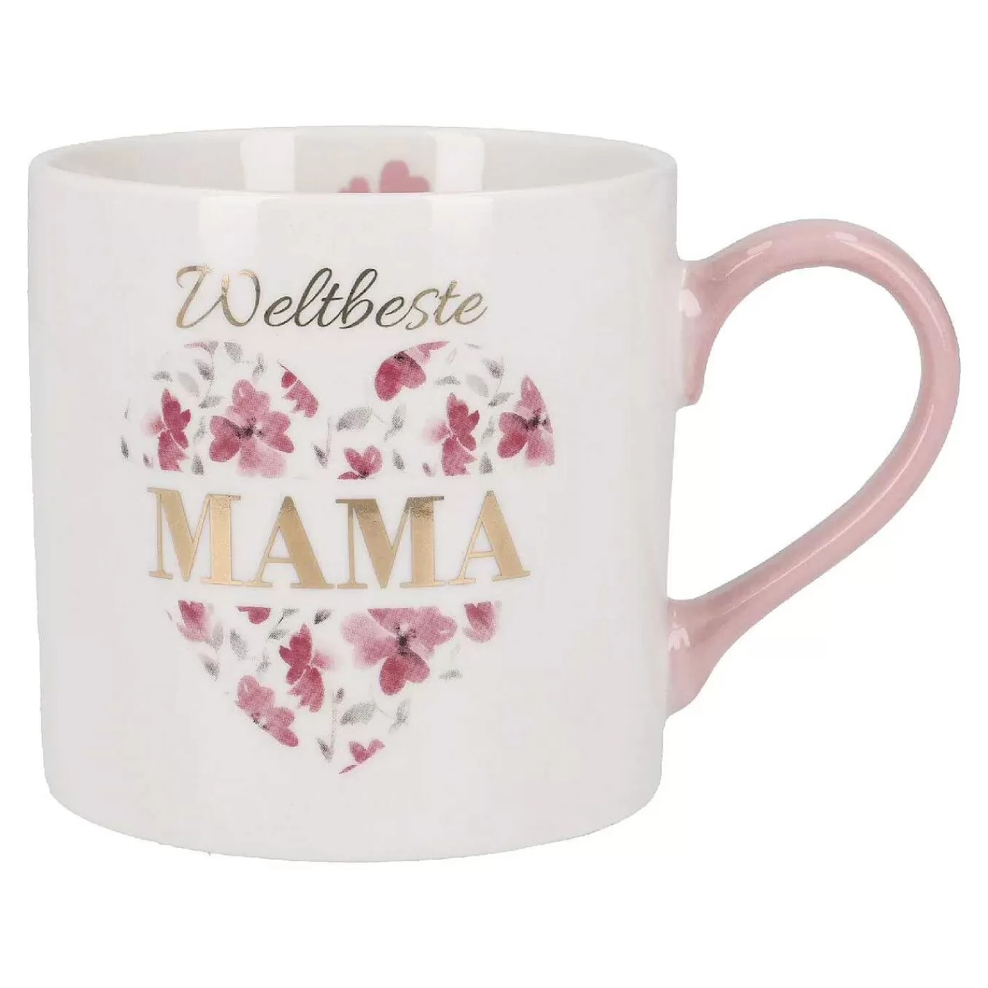 Nanu-Nana Becher Mama/Blumen, Weltbeste, 410 Ml< Becher & Glaser