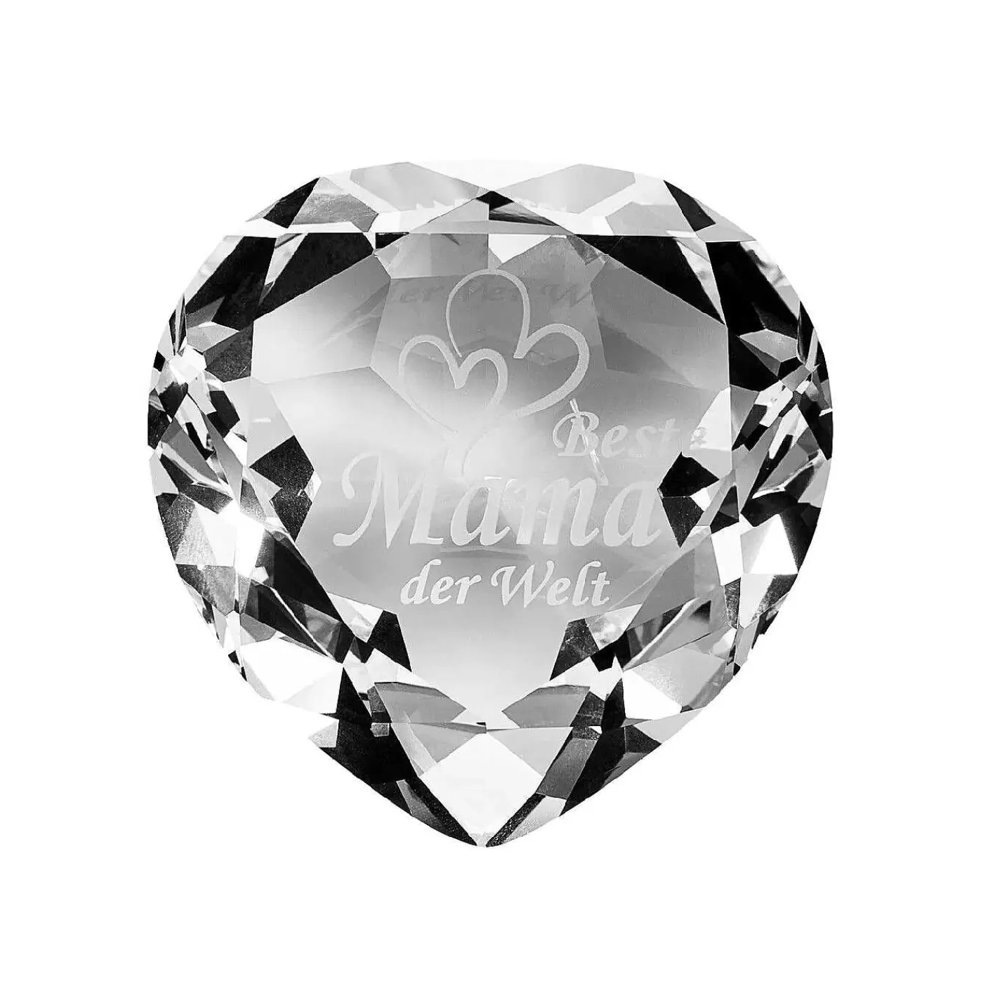 Nanu-Nana Diamant-Herz Mit Spruch, Mama, 8 Cm< Geschenke Fur Frauen