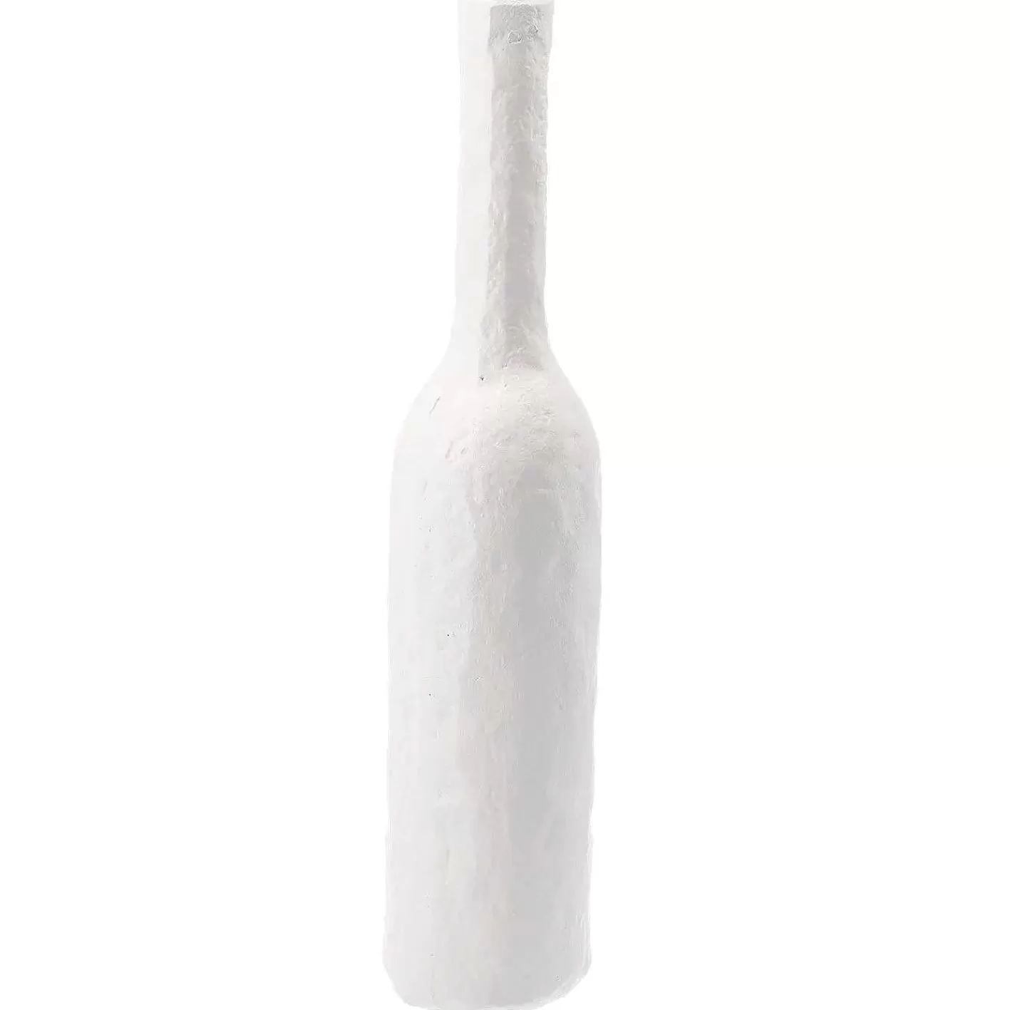 Nanu-Nana Flaschenvase Metall, Weis, 35 Cm< Vasen