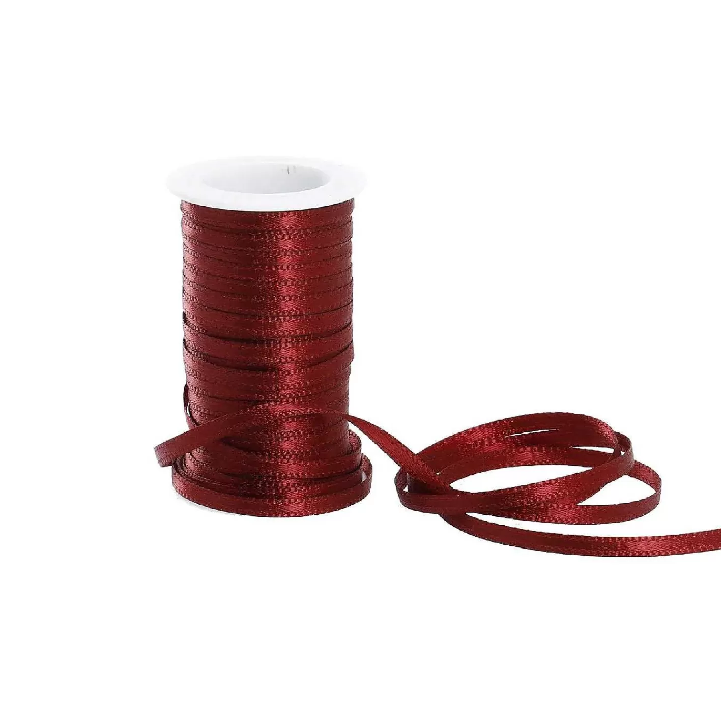 Nanu-Nana Geschenkband Satin, Bordeaux, 3Mm X 10M< Dekozubehor