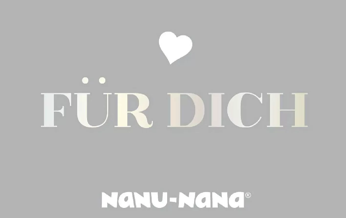 Nanu-Nana Geschenkgutschein, Fur Dich, Silber, 15 Euro< Geschenke Fur Frauen