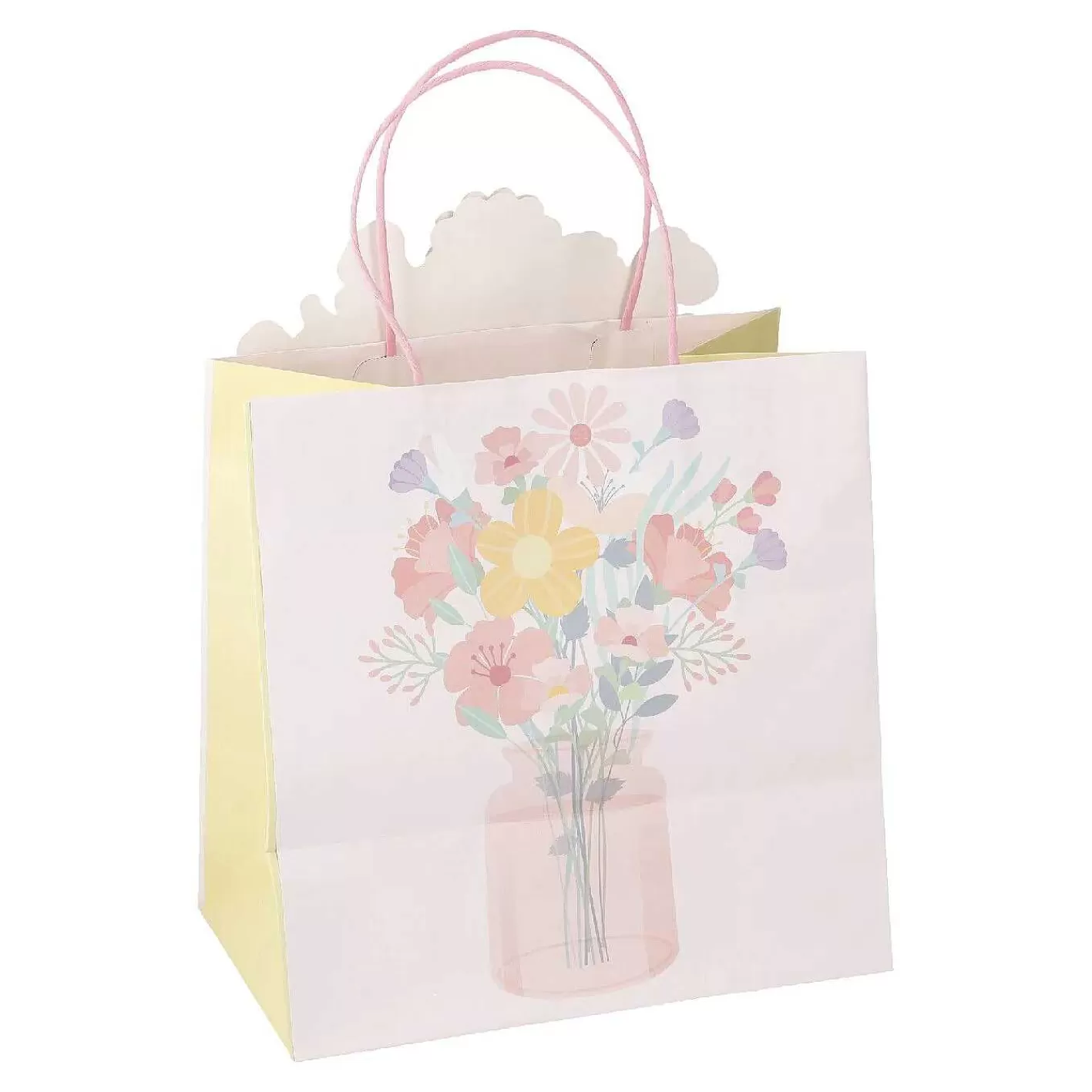 Nanu-Nana Geschenktute 3D-Blumen, Blumenstraus, 23 X 23 Cm< Fruhlingsdeko