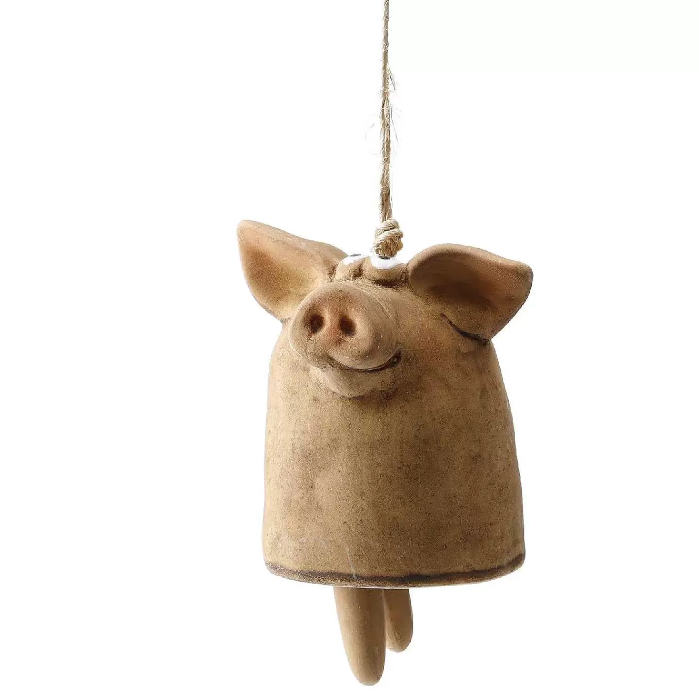 Nanu-Nana Glockenfigur Schwein, Hangend, 13.5 Cm< Figuren