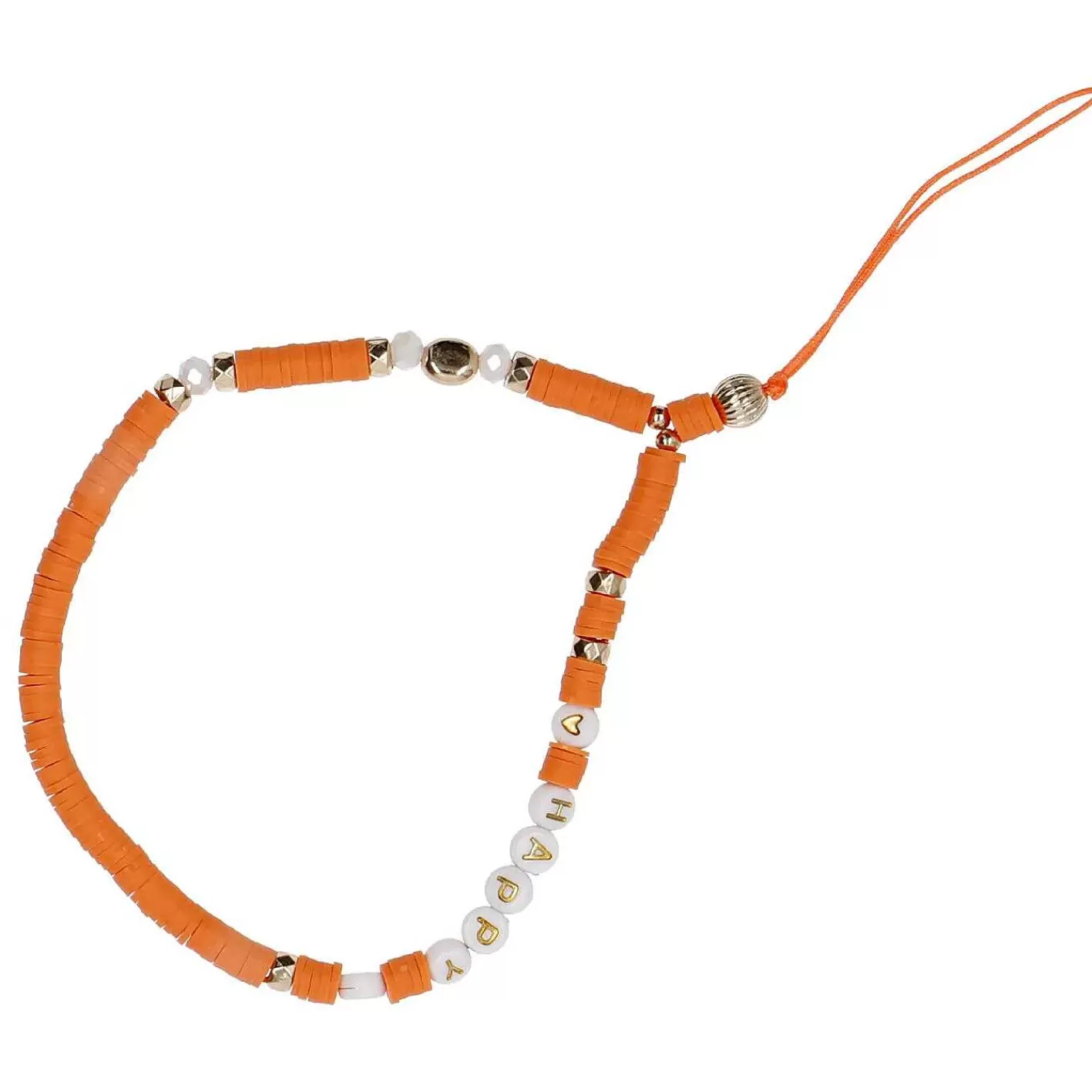 Nanu-Nana Handykette Perlen, Orange, 23 Cm< Geschenke Fur Frauen