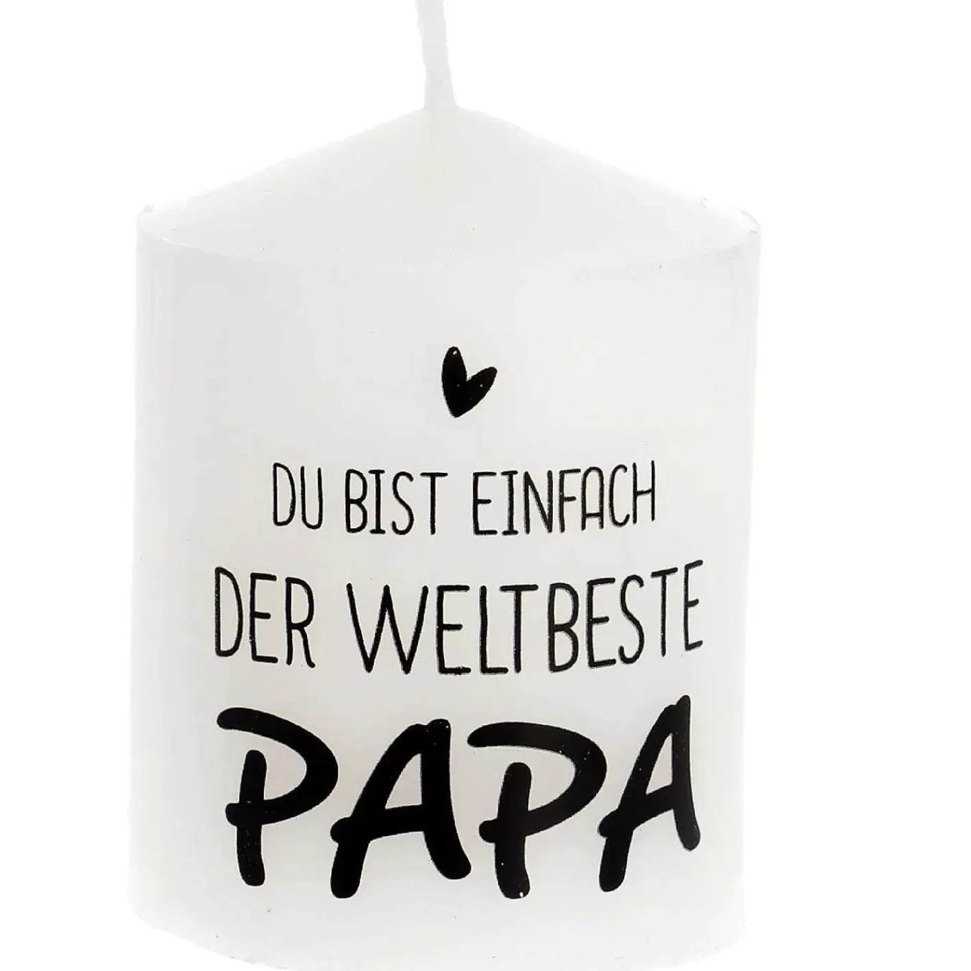 Nanu-Nana Kerze Spruch, Bester Papa, 6 X 8 Cm< Kerzen