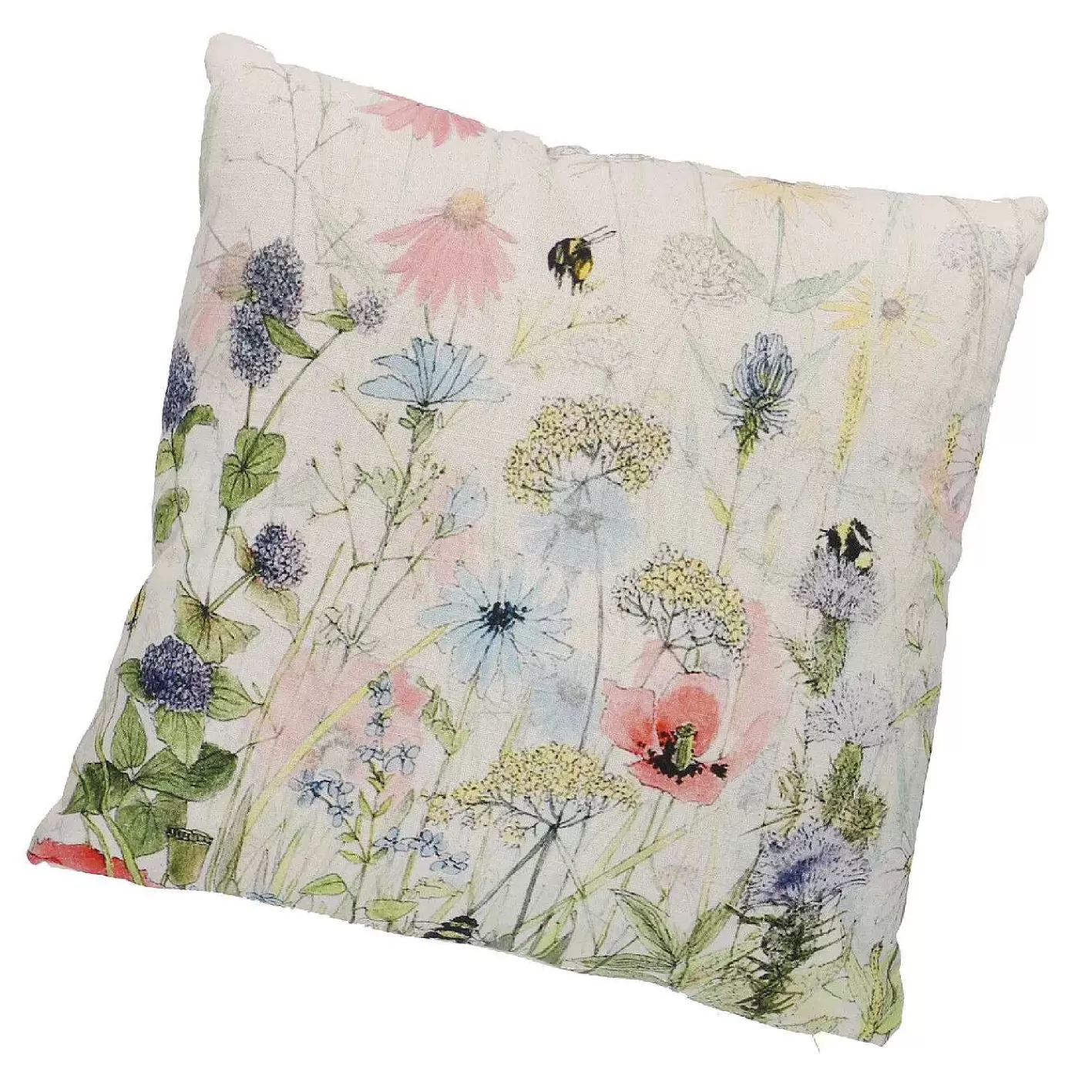 Nanu-Nana Kissen Blumen/Bienen, 45 X 45 Cm< Wohntextilien