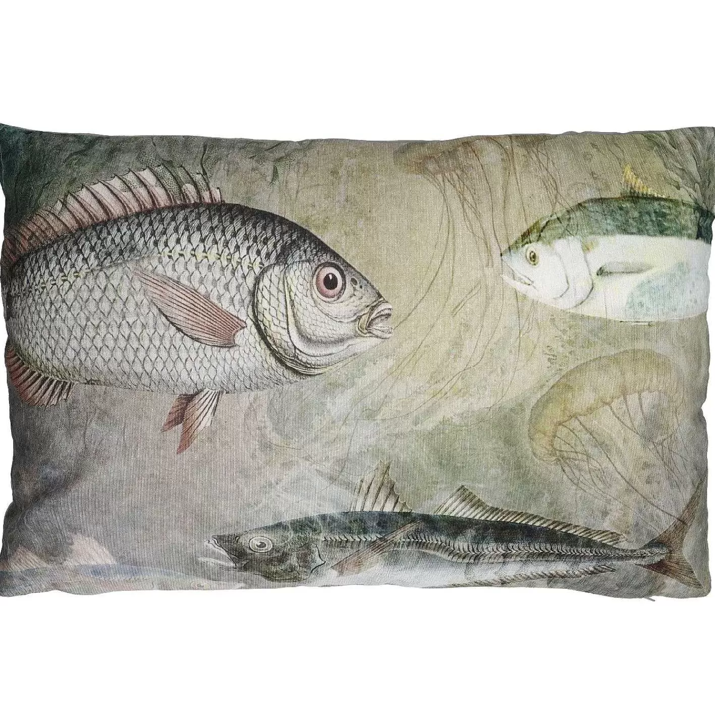 Nanu-Nana Kissen Fischteich, Grun, 40 X 60 Cm< Wohntextilien