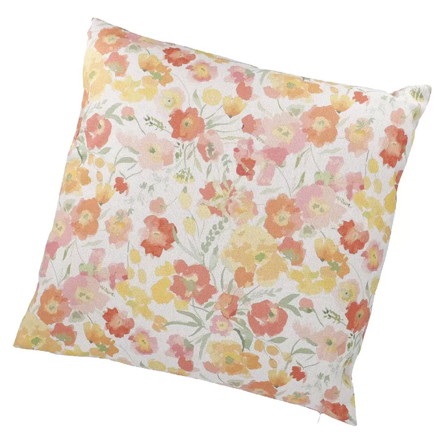 Nanu-Nana Kissen Floral, Orange/Gelb, 45 X 45 Cm< Wohntextilien