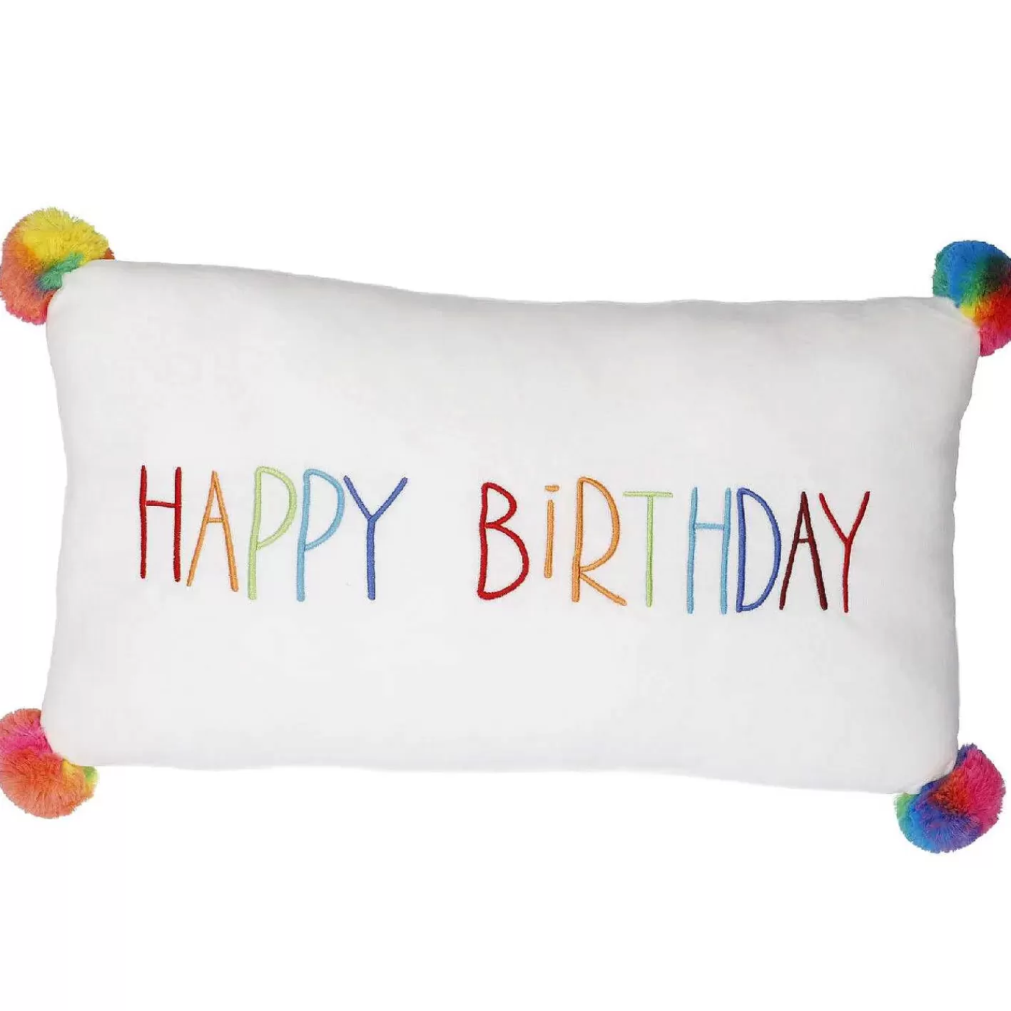 Nanu-Nana Kissen Happy Birthday, Weis, 50 X 30 Cm< Wohntextilien