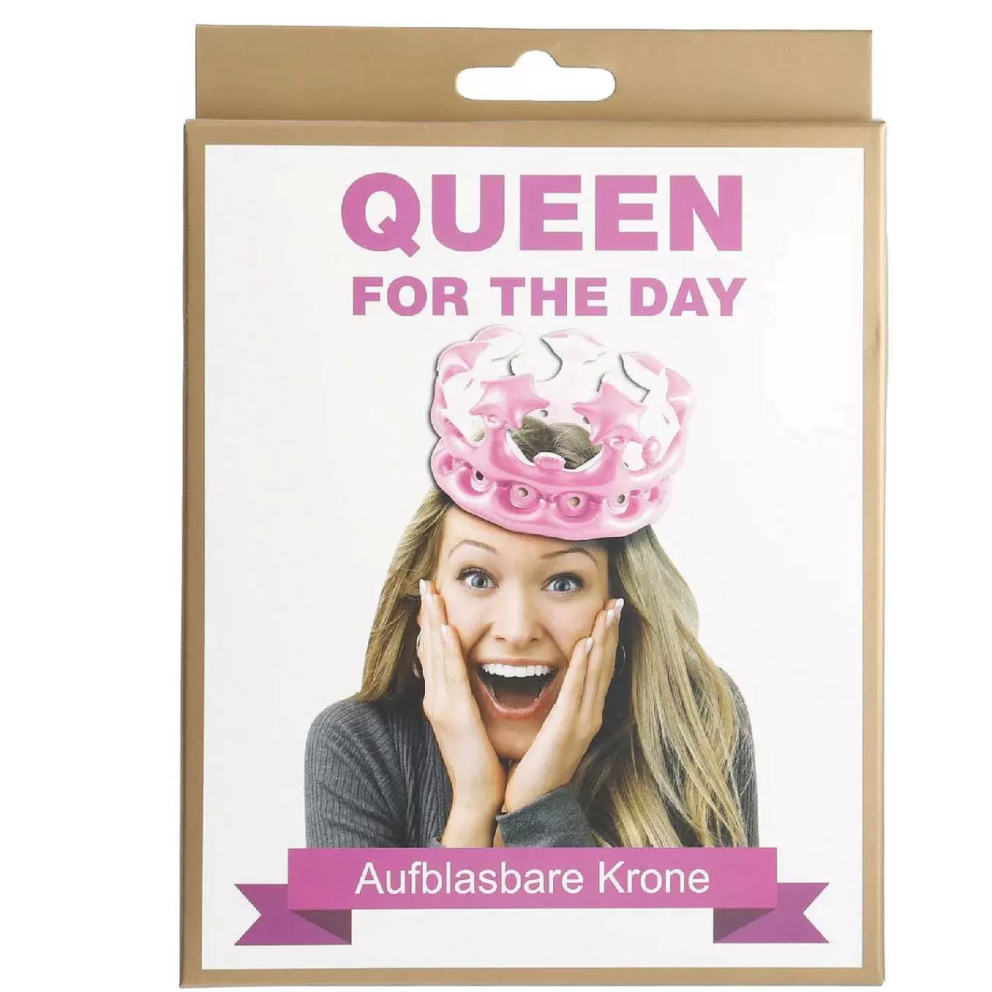 Nanu-Nana Krone Queen, Aufblasbar, Pink< Geschenke Fur Frauen