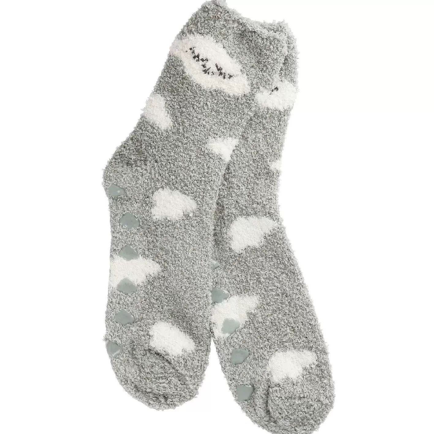 Nanu-Nana Kuschelsocken Anti-Rutsch, Wolke/Grun< Geschenke Fur Frauen