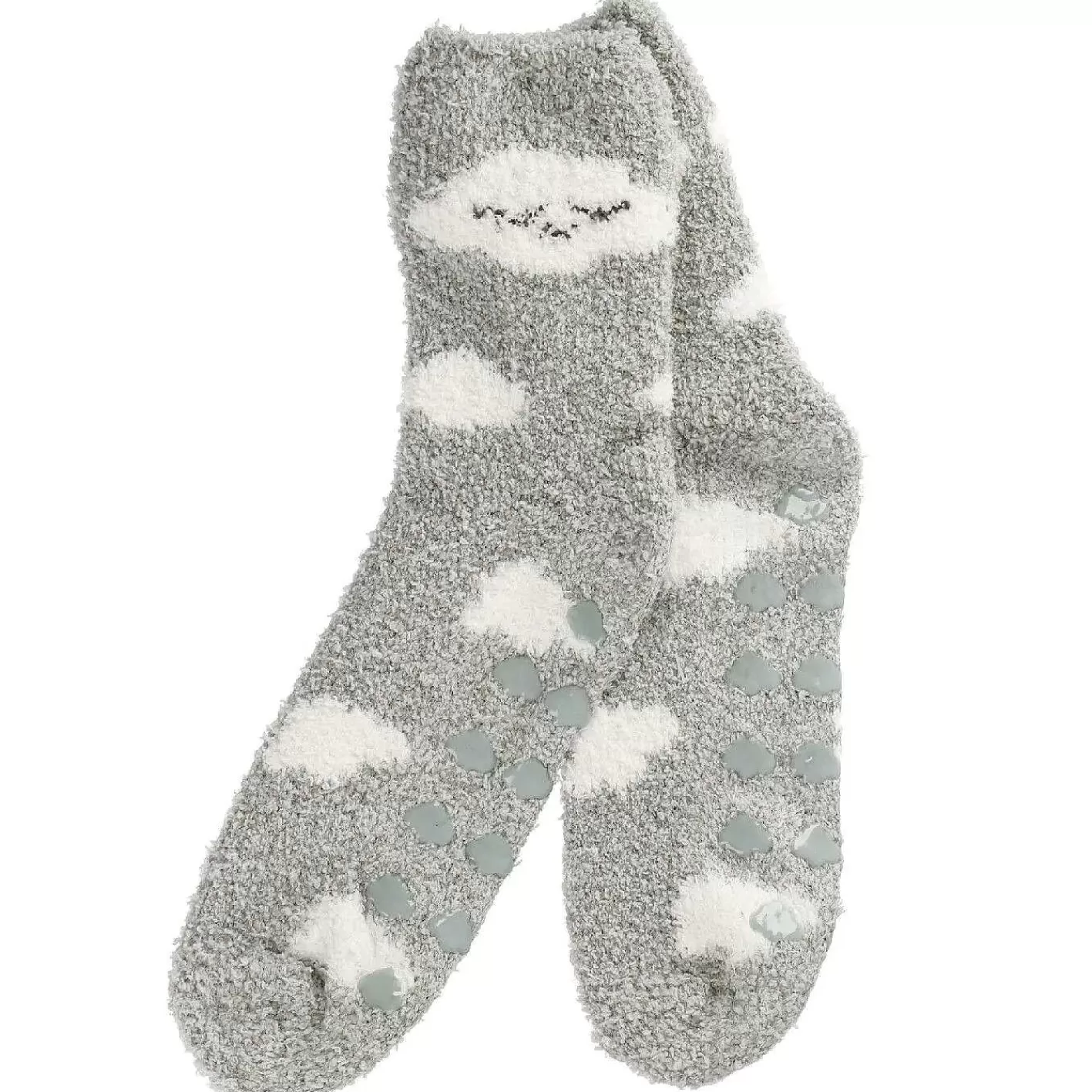 Nanu-Nana Kuschelsocken Anti-Rutsch, Wolke/Grun< Geschenke Fur Frauen