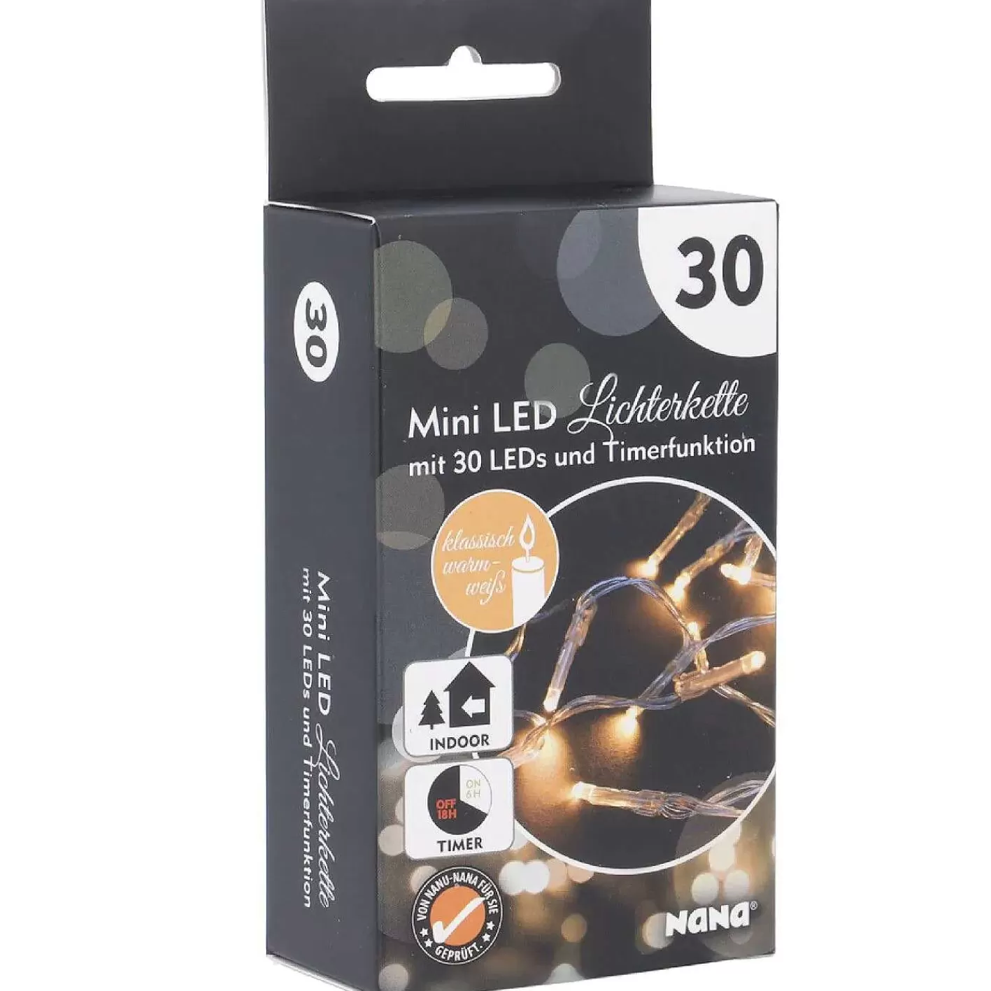 Nanu-Nana Led-Lichterkette Mini Mit Timer, 30Er< Lichterwelt