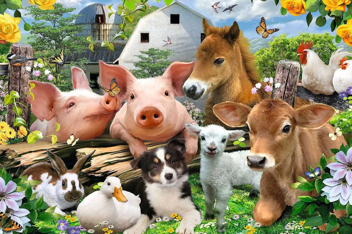 Nanu-Nana Poster Farm Animals, Nr. 114< Kinderzimmer