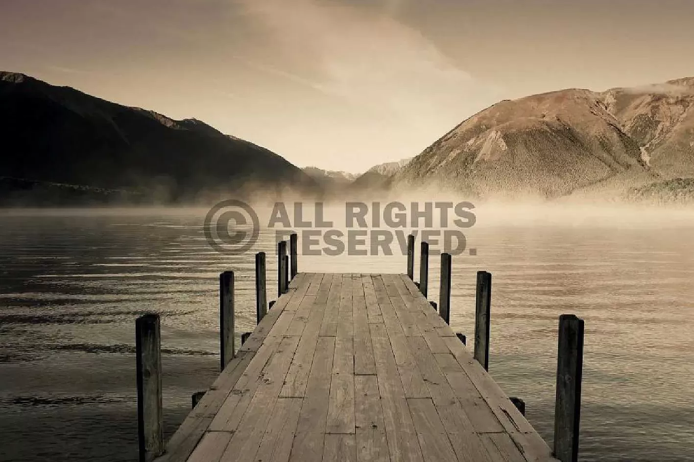 Nanu-Nana Poster Jetty - Lake Rotoiti, Nr. 174< Wanddeko