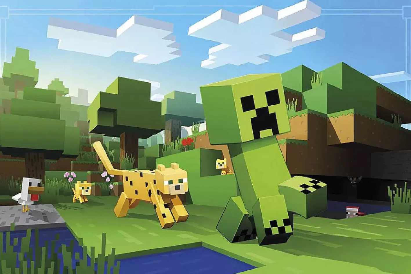 Nanu-Nana Poster Minecraft Ocelot Chase, Nr. 171< Wanddeko