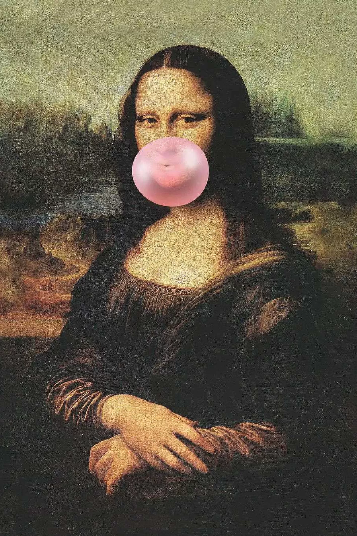 Nanu-Nana Poster Mona Lisa Bubblegum, Nr. 211< Wanddeko