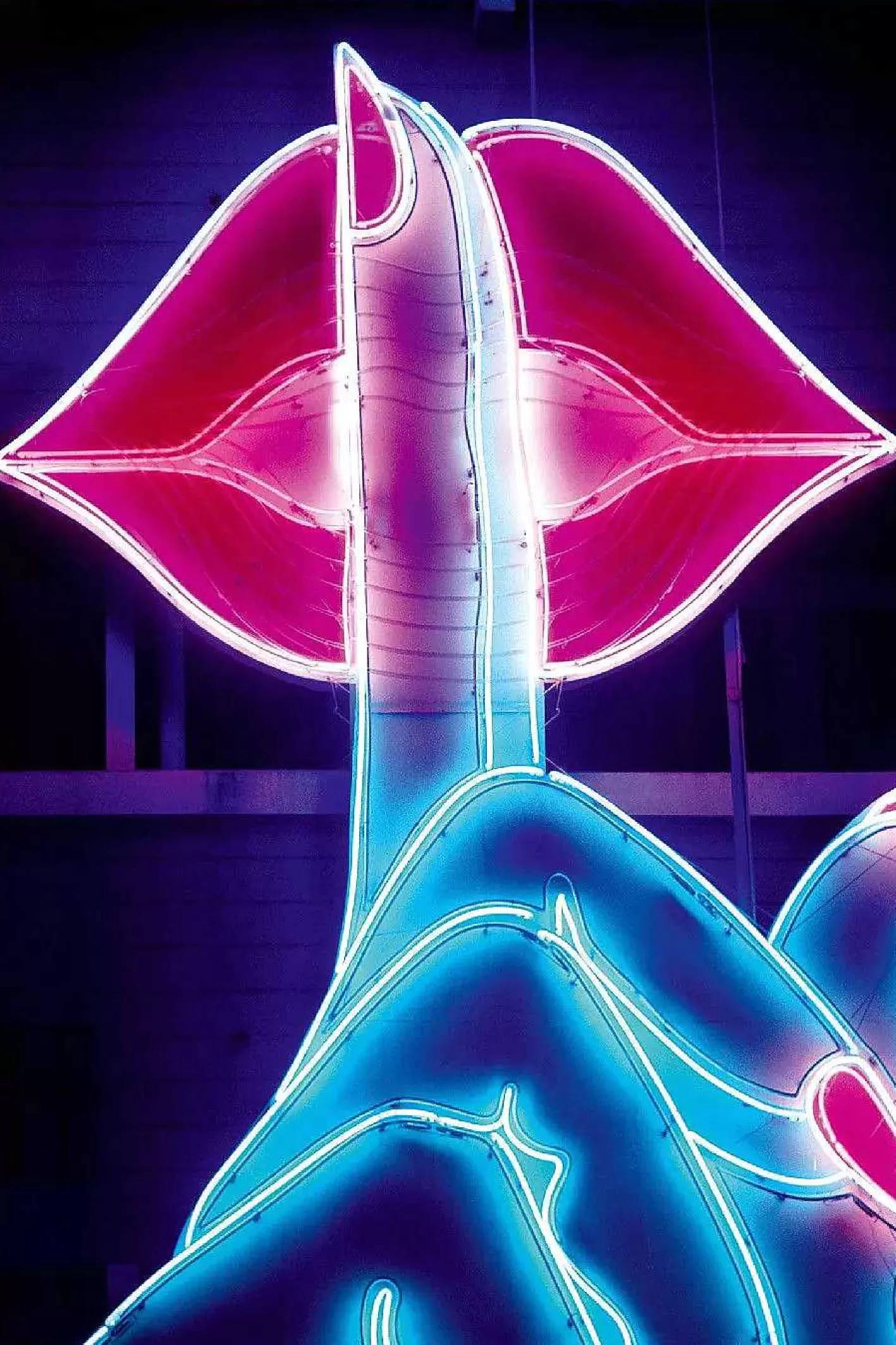 Nanu-Nana Poster Neon Lips, Nr. 69< Wanddeko