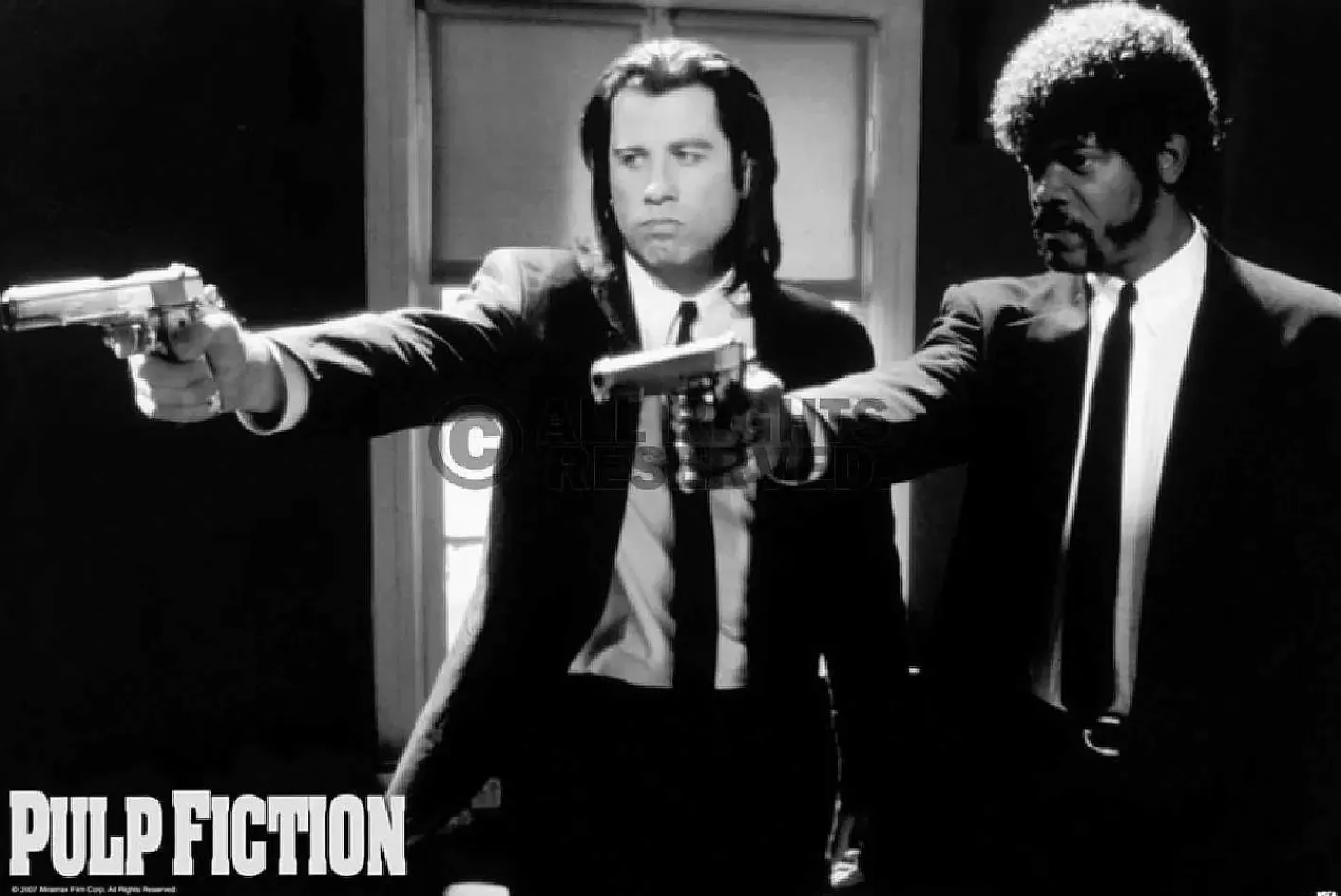 Nanu-Nana Poster Pulp Fiction - B/W, Nr. 112< Wanddeko