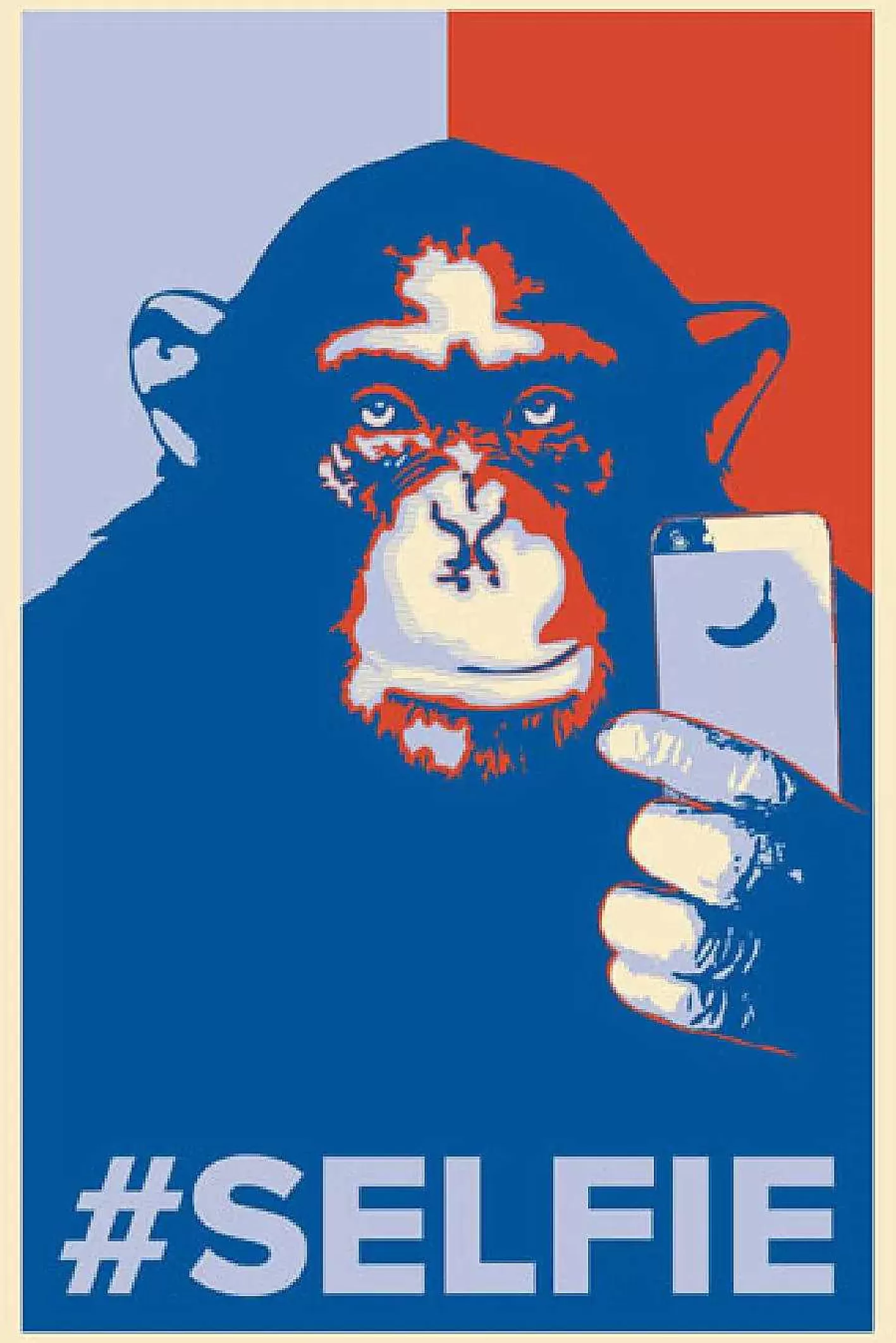 Nanu-Nana Poster Selfie Monkey, Nr. 199< Wanddeko