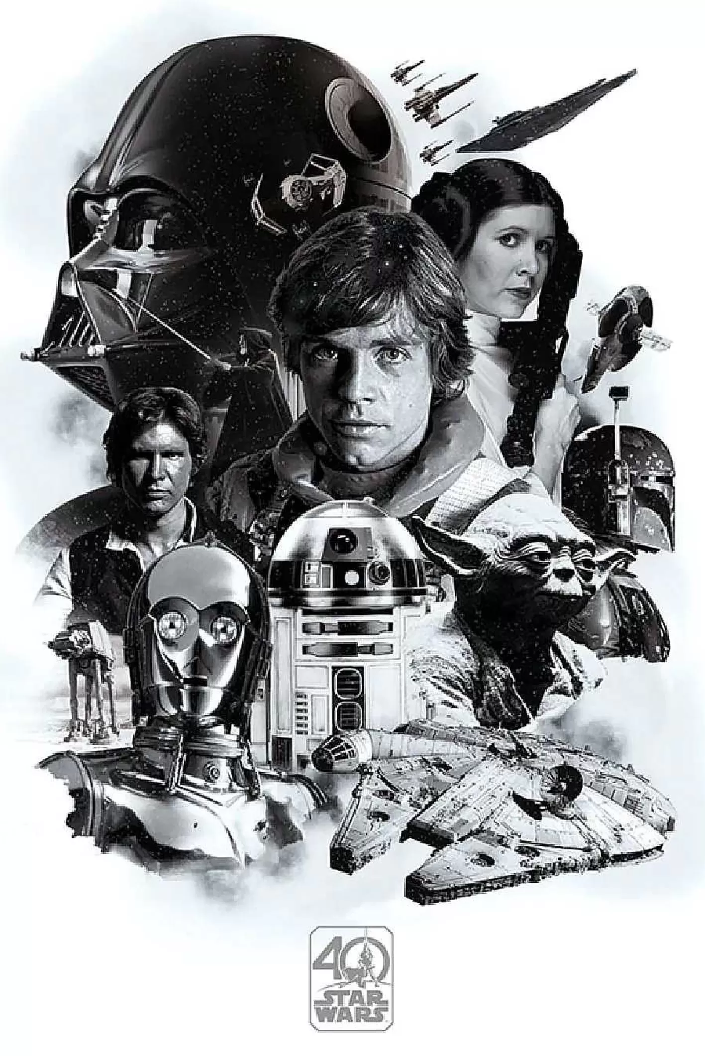 Nanu-Nana Poster Star Wars 40Th Anniversary, Nr. 152< Kinderzimmer