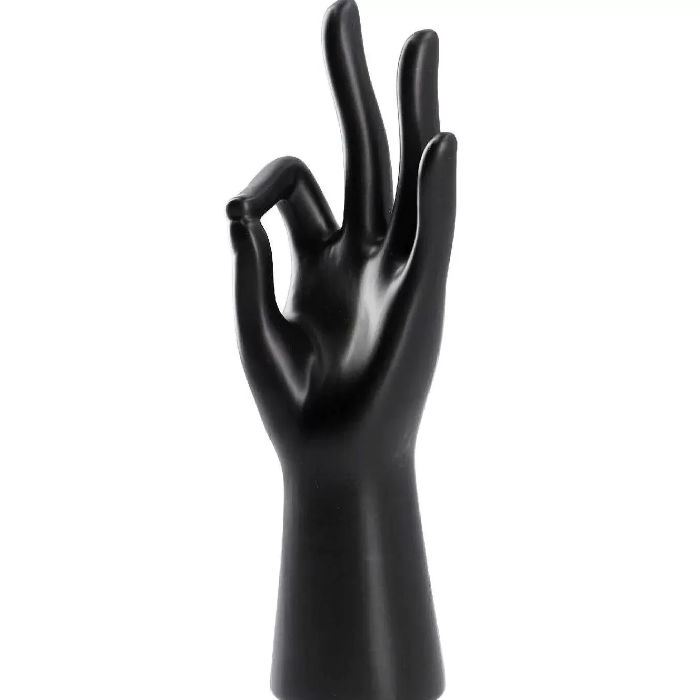 Nanu-Nana Schmuckhalter Hand, Schwarz-Matt, 24 Cm< Deko&Objekte