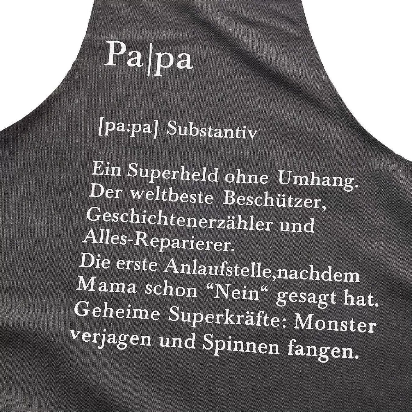 Nanu-Nana Schurze Manner, Papa/Definition< Kuchenhelfer