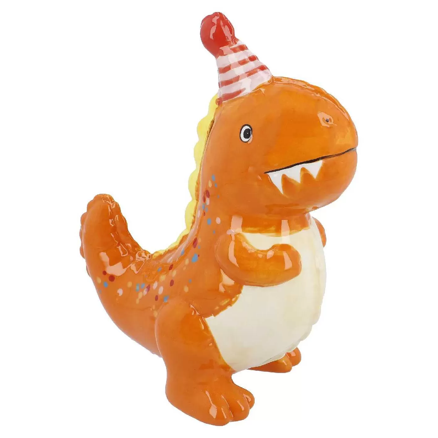 Nanu-Nana Spardose Partydino, Orange, 22 Cm< Figuren