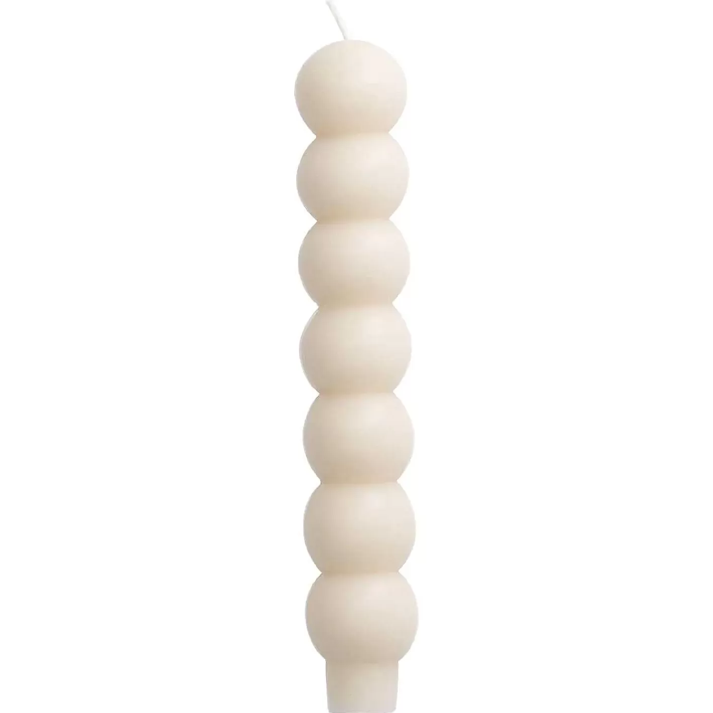 Nanu-Nana Stabkerze Bubbles, Beige, 3 X 18.5 Cm< Kerzen