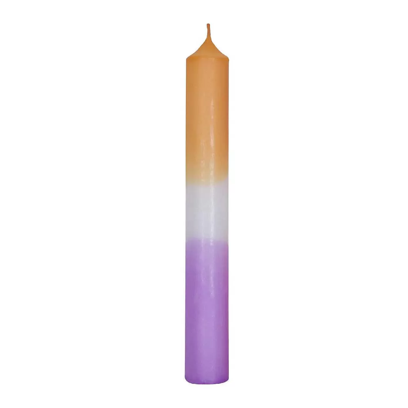 Nanu-Nana Stabkerze Dip-Dye, Mandarin/Lavendel, 18 Cm< Kerzen & Kerzenstander