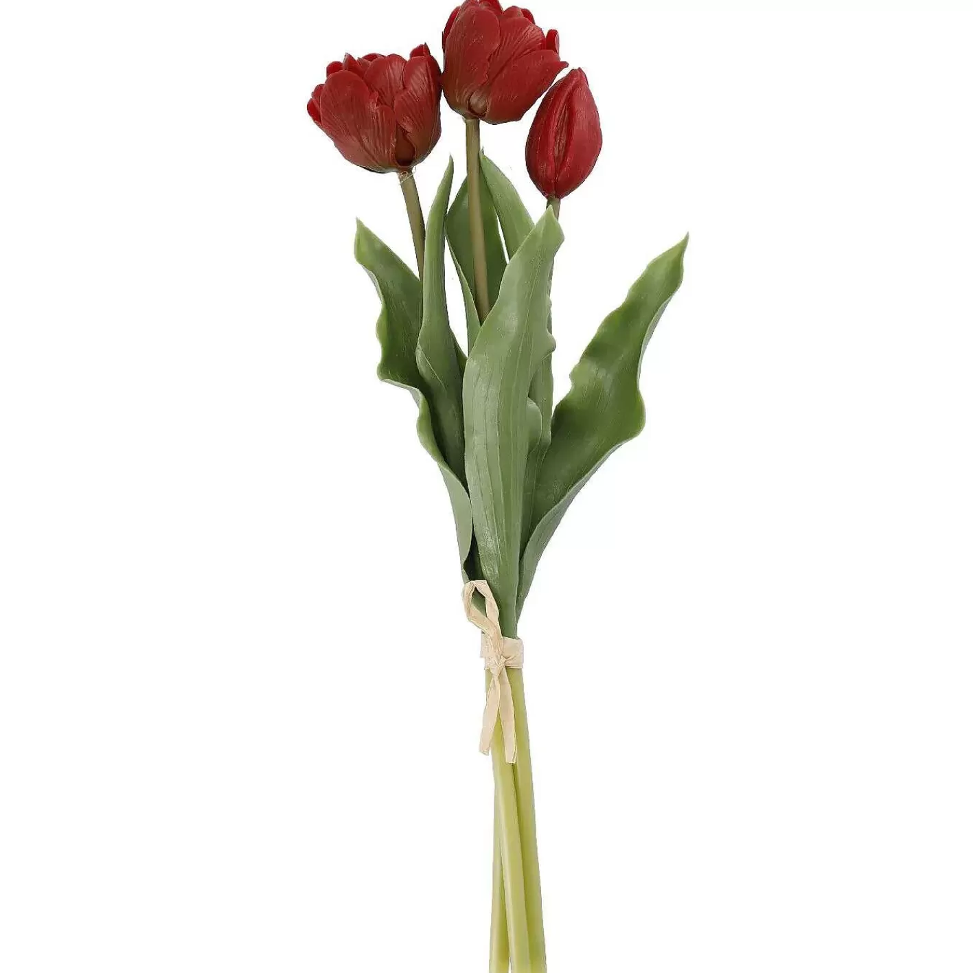 Nanu-Nana Straus Tulpe Mit 3 Bluten, Rot, 36 Cm< Fruhling&Kunstblumen