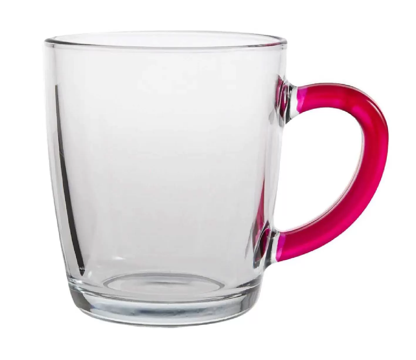 Nanu-Nana Teeglas Mit Farbhenkel, Pink, 340 Ml< Becher & Glaser