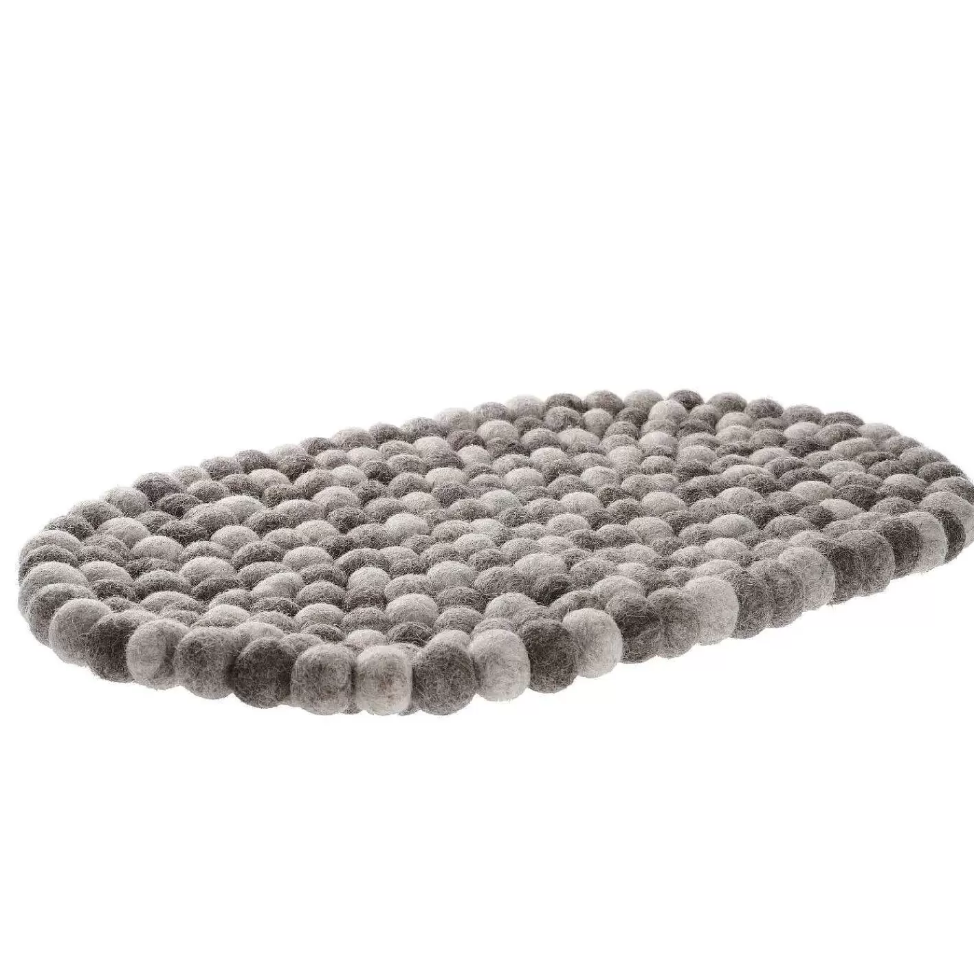 Nanu-Nana Untersetzer Filzkugeln, Oval/Taupe, 40 Cm< Tischwasche