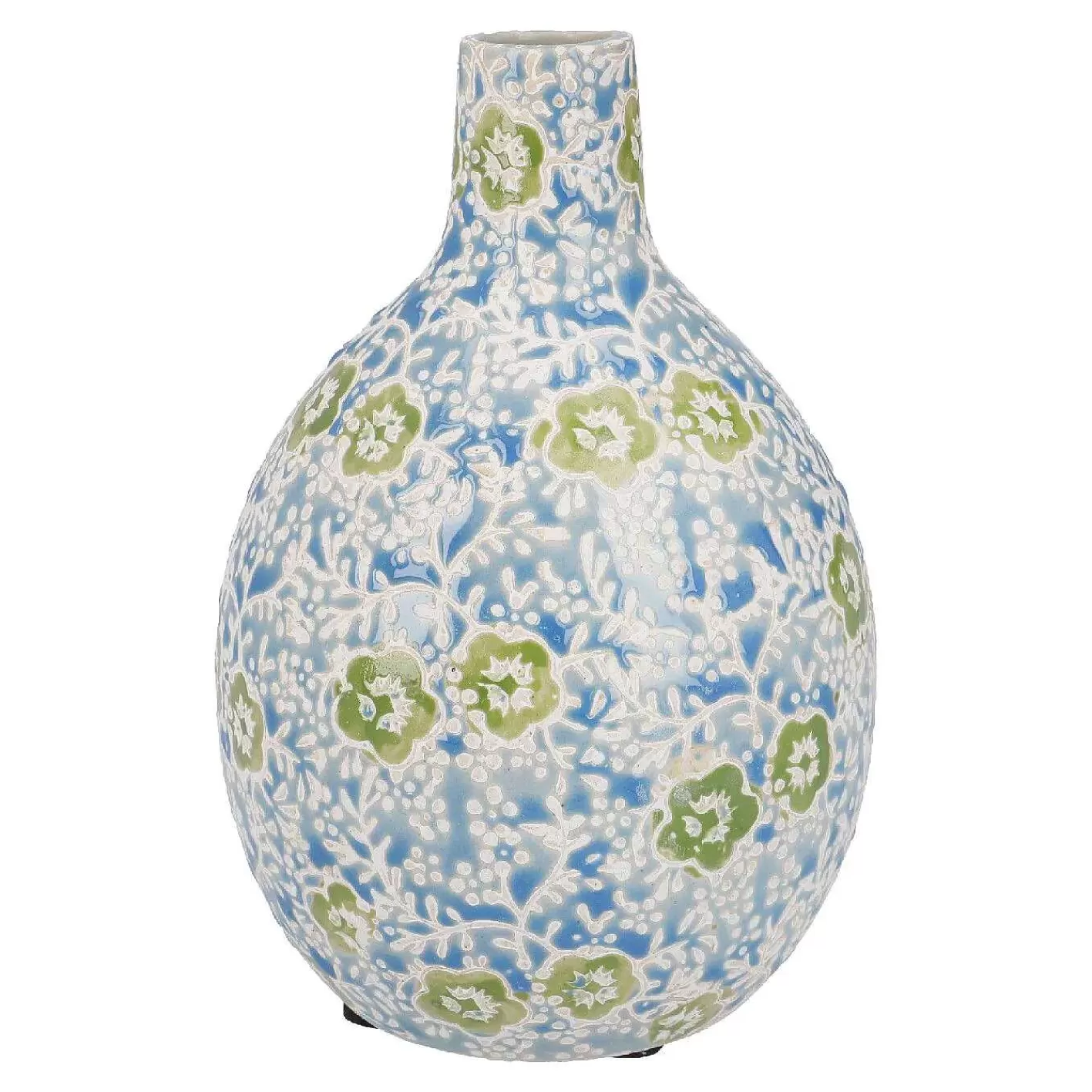 Nanu-Nana Vase Blumchen, Blau, 15 Cm< Fruhlingsvasen