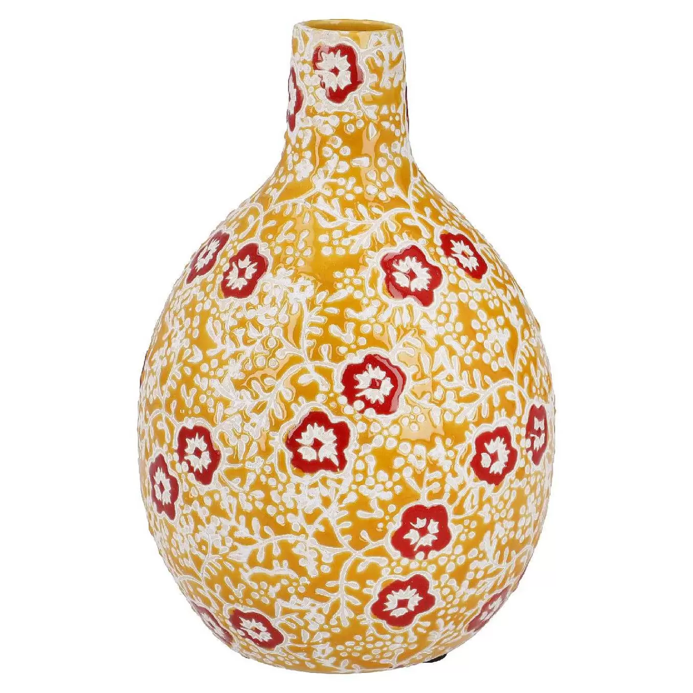 Nanu-Nana Vase Blumchen, Gelb, 15 Cm< Fruhlingsvasen