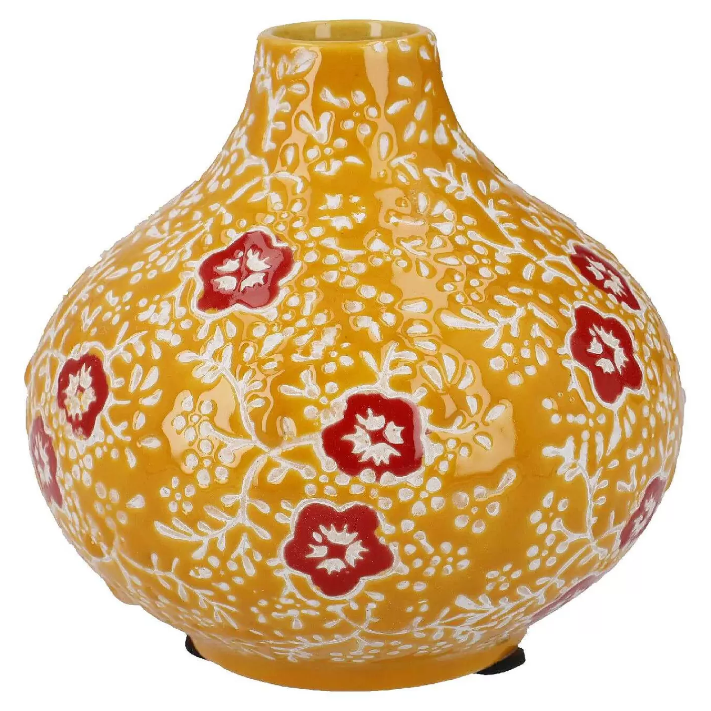 Nanu-Nana Vase Blumchen, Gelb, 9 Cm< Fruhlingsvasen