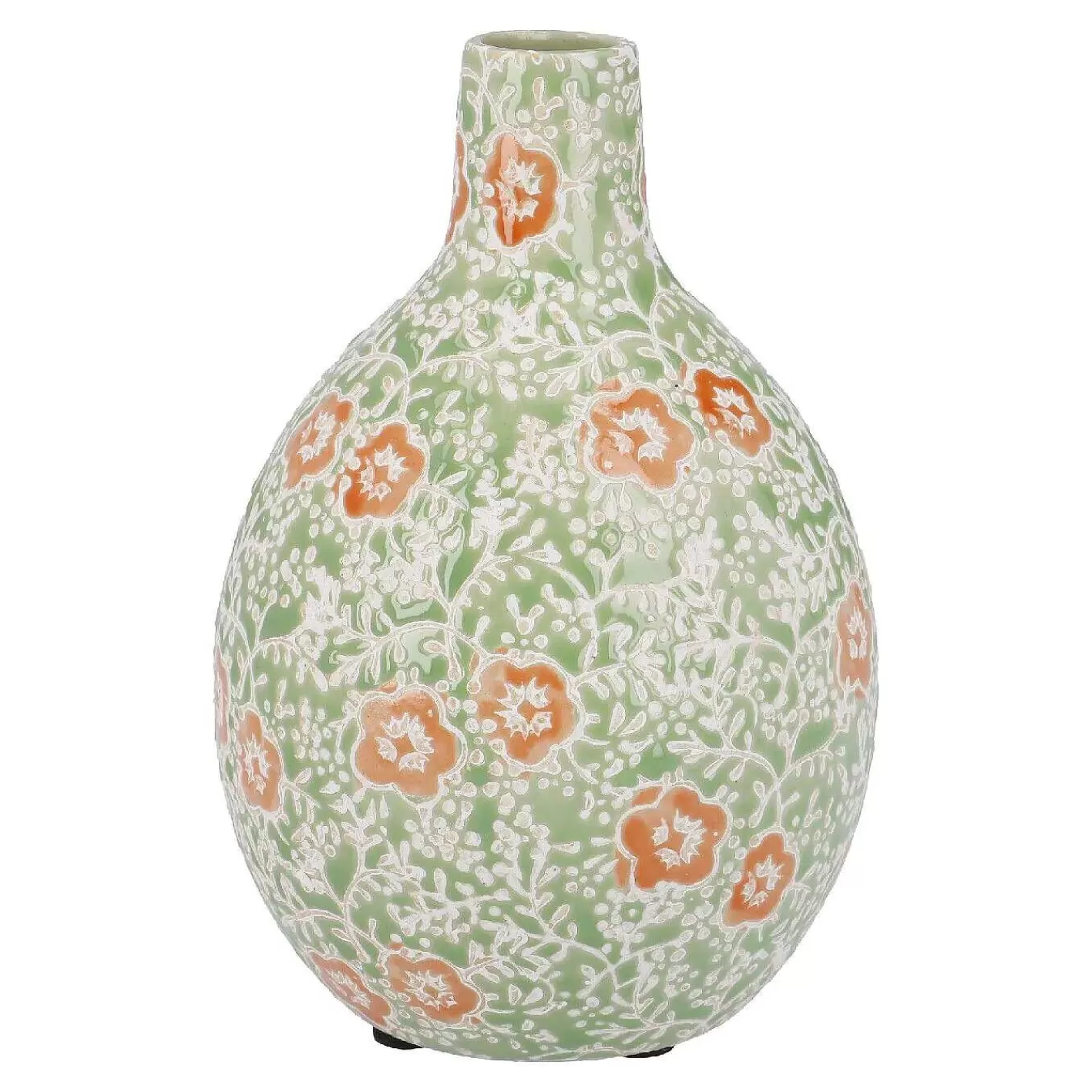 Nanu-Nana Vase Blumchen, Grun, 15 Cm< Fruhlingsvasen