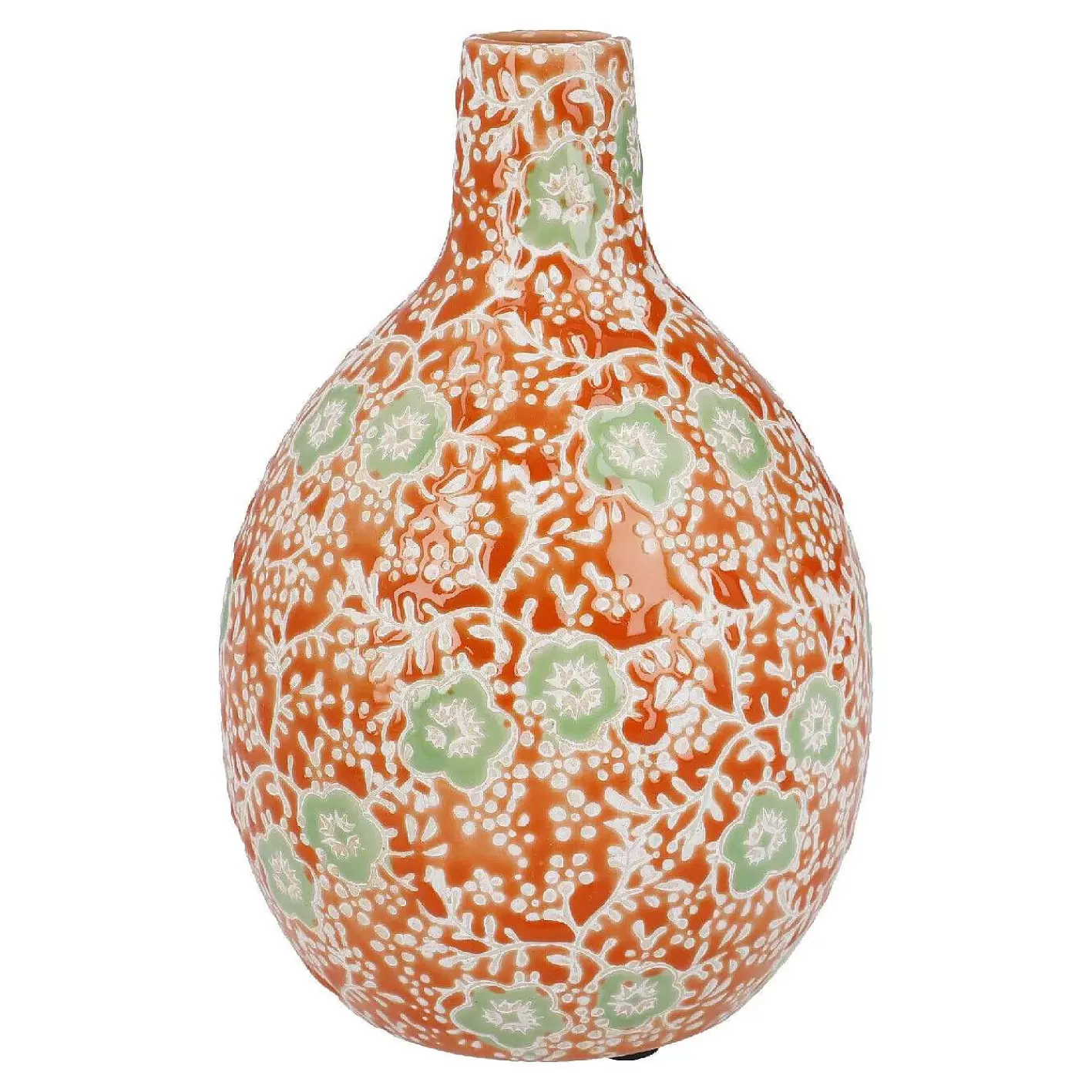 Nanu-Nana Vase Blumchen, Orange, 15 Cm< Fruhlingsvasen