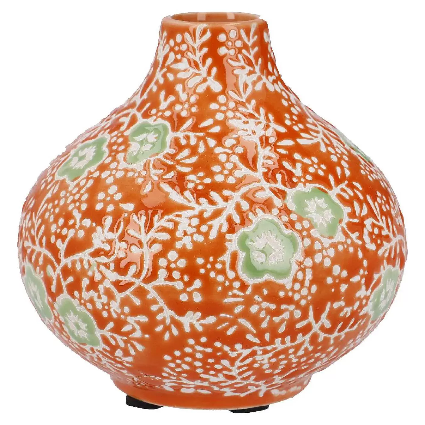 Nanu-Nana Vase Blumchen, Orange, 9 Cm< Fruhlingsvasen