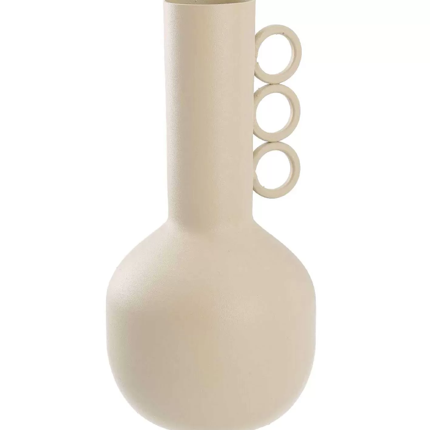 Nanu-Nana Vase Mit Ringen, Beige, 22 Cm< Vasen